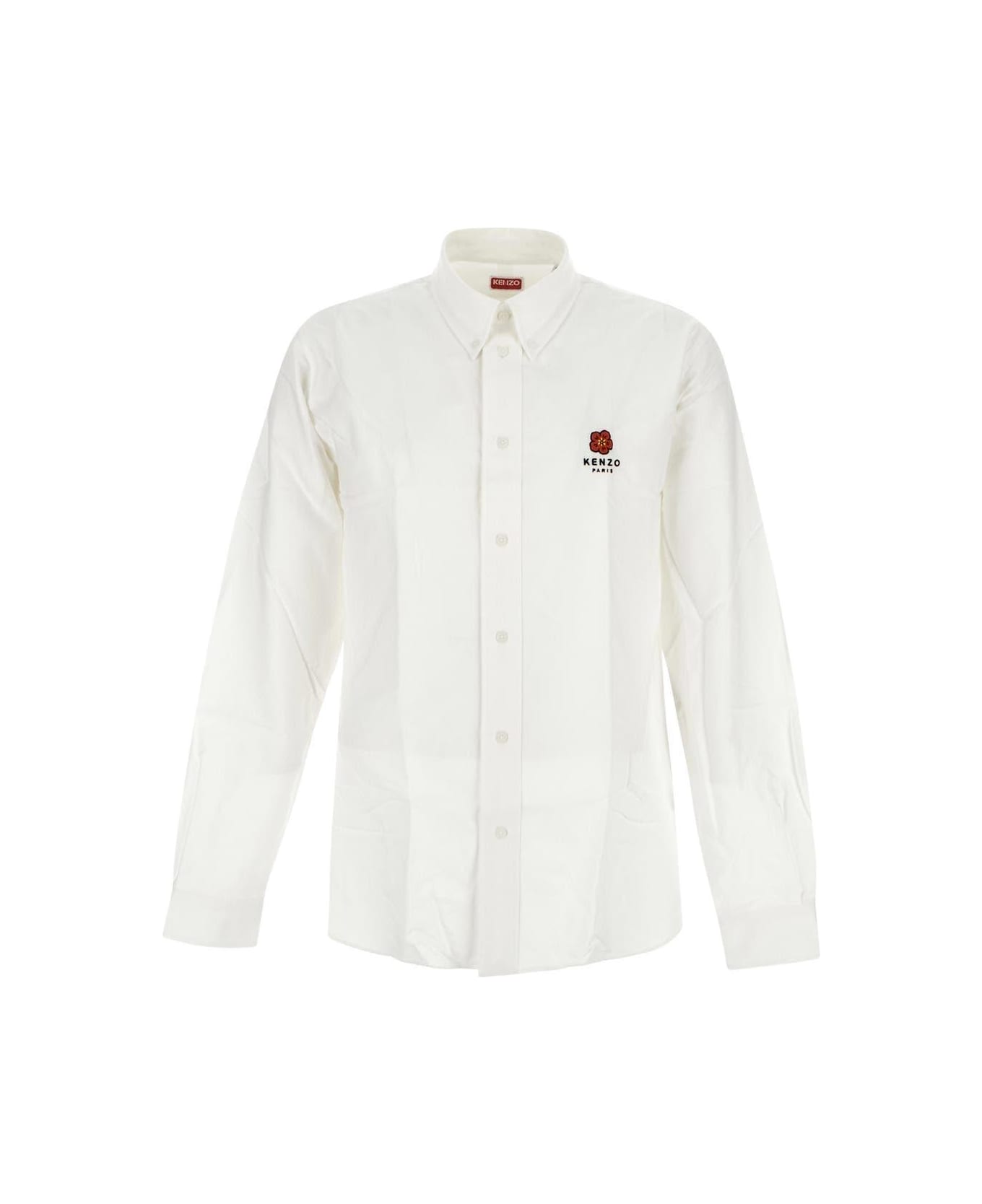 Kenzo Casual Printed Shirt - WHITE