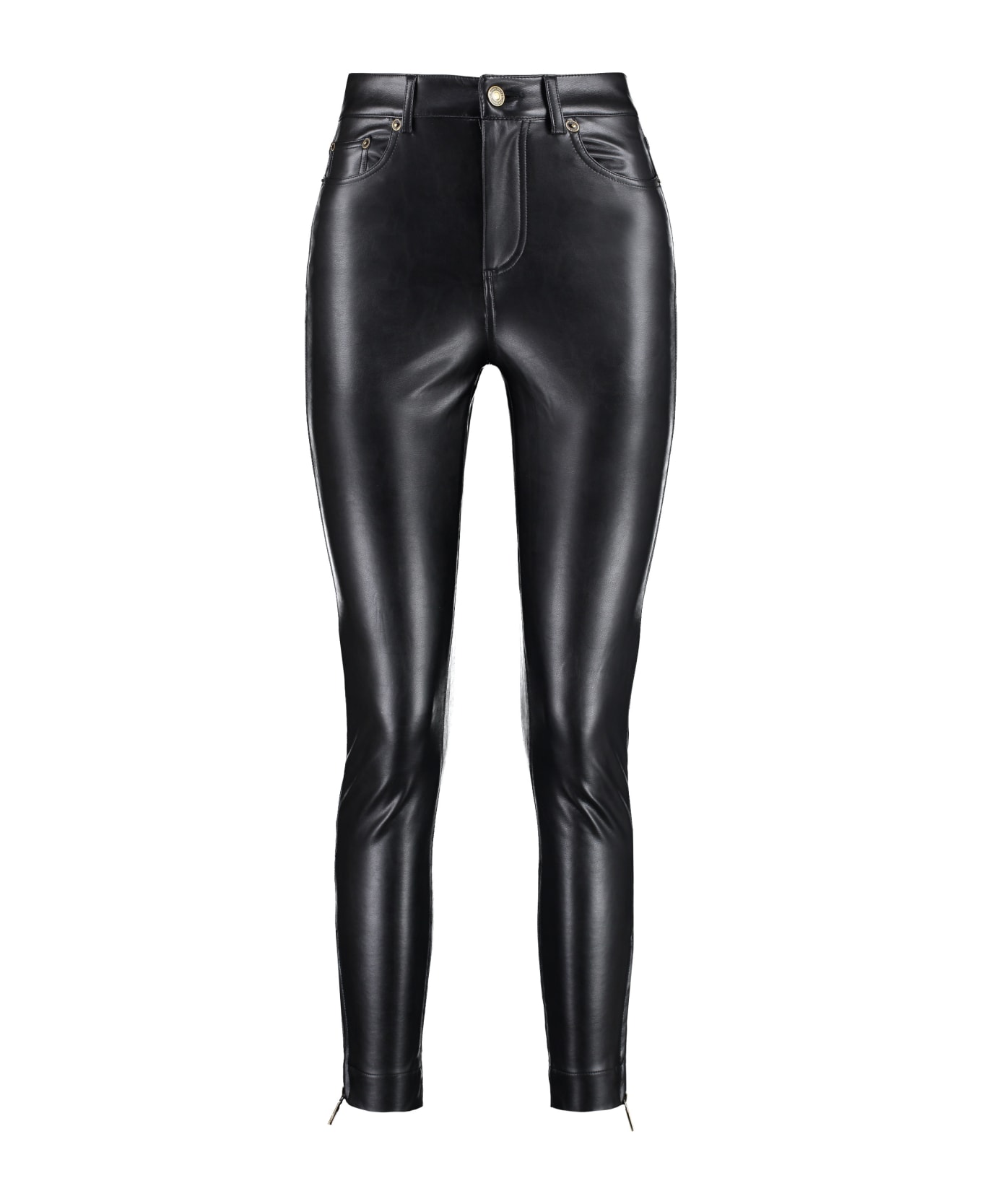Michael Kors Faux Leather Trousers - black