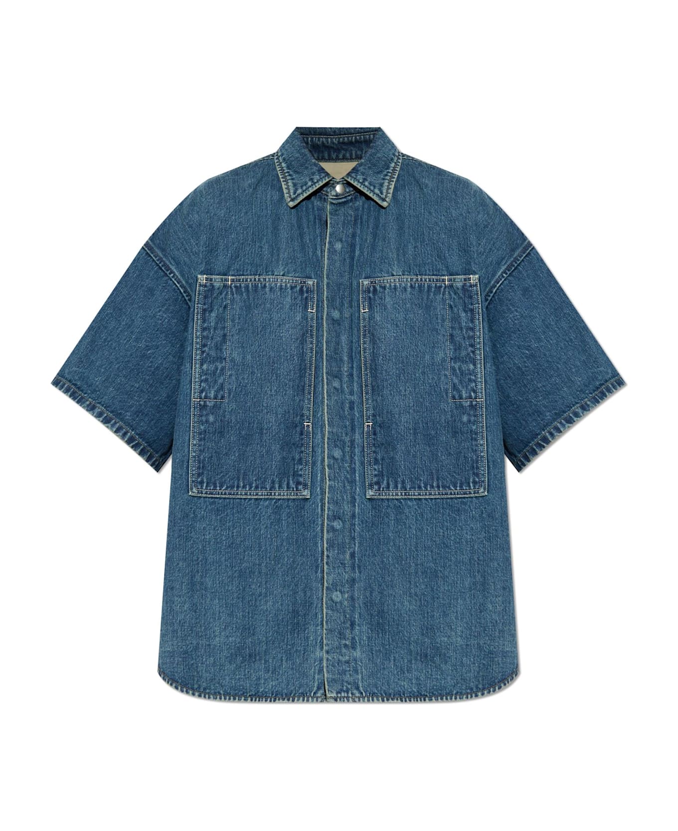 Jil Sander + Denim Shirt - Blue