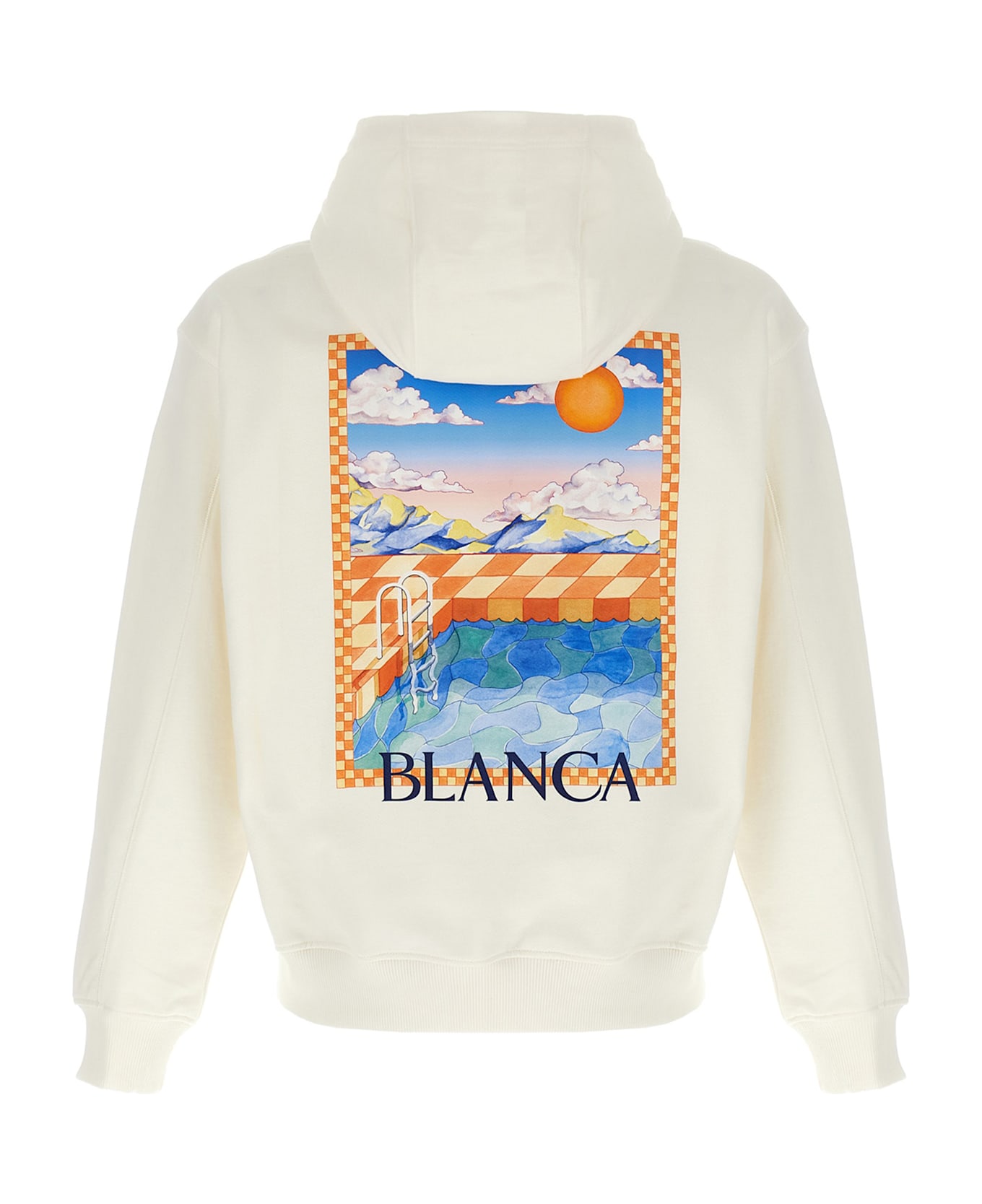 Casablanca 
the Surreal Pool
 Hoodie - White