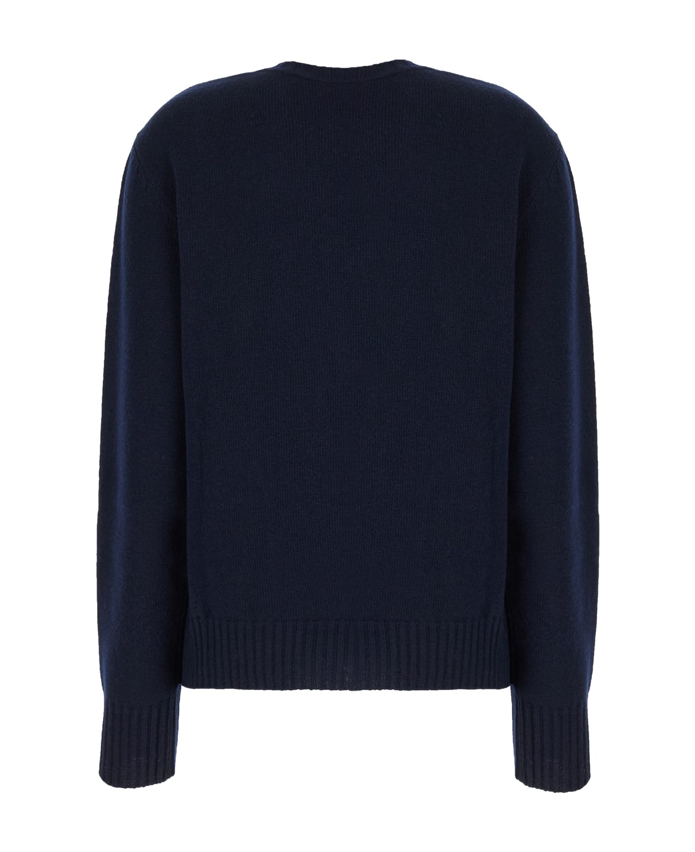 Valentino Garavani Midnight Blue Wool Sweater - INDACO