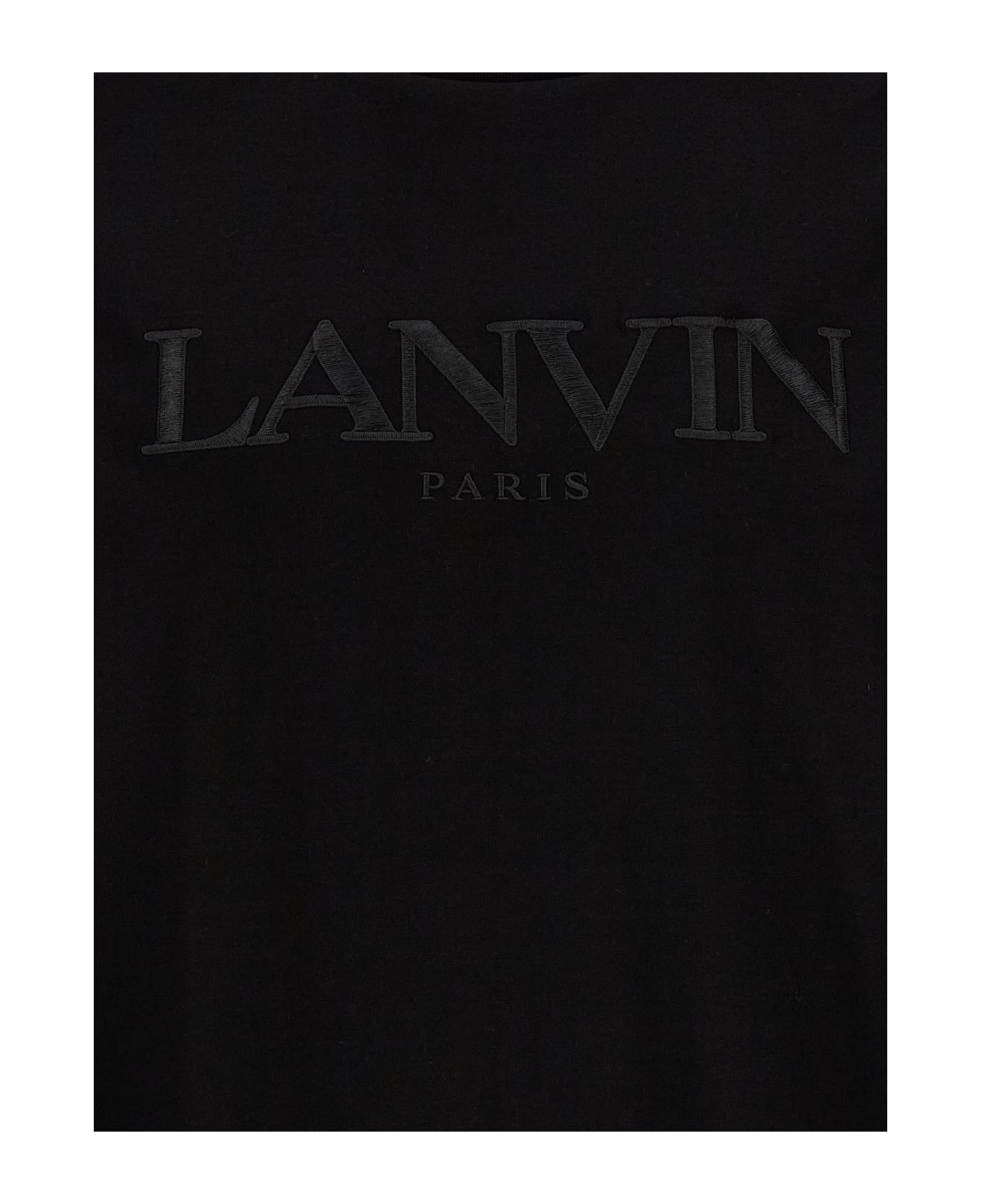 Lanvin Braided Band T-shirt - Black