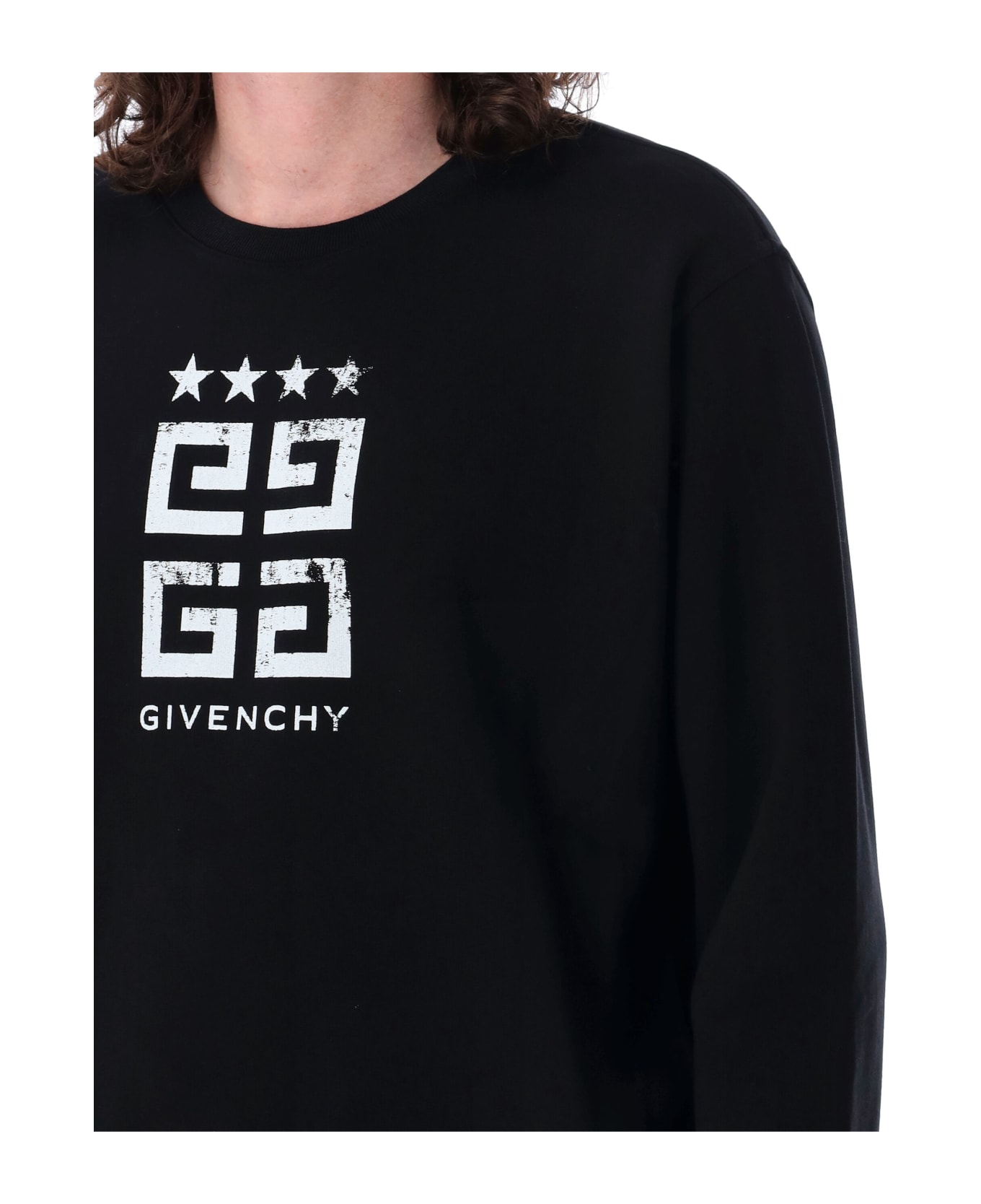 Givenchy Slim Fit Sweatshirt - BLACK