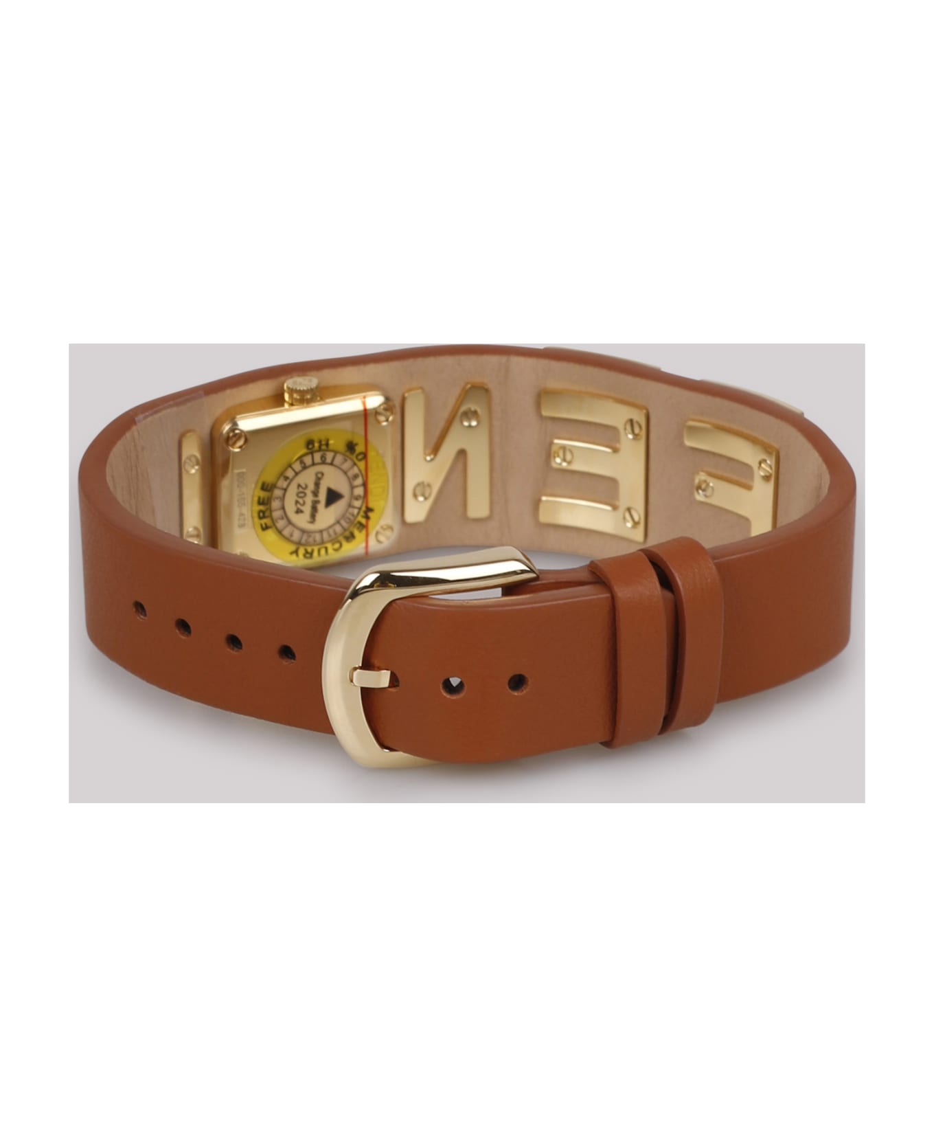 Fendi Bracelet Watch With Fendi Lettering