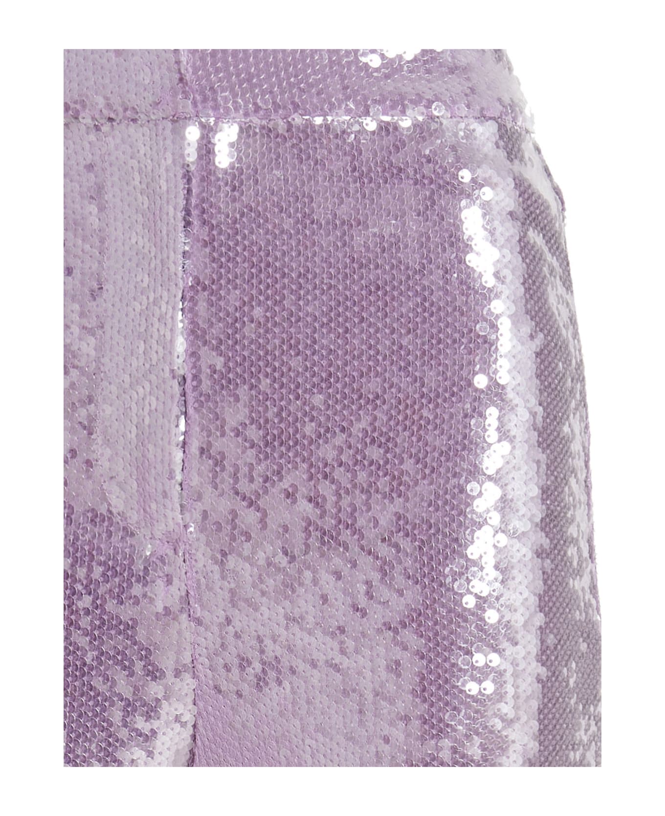 Rotate by Birger Christensen Sequin Pants - Purple