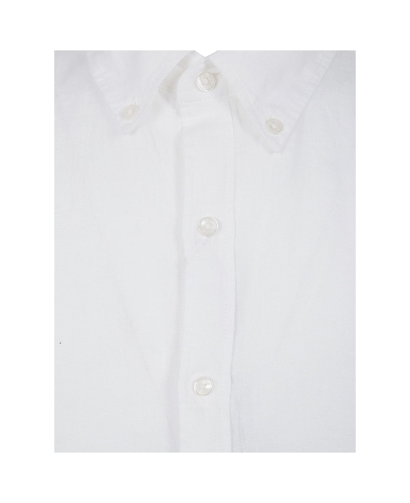 Michael Kors Ls Linen T-shirt - White