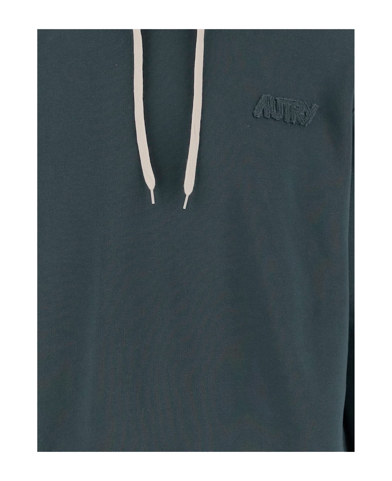 Autry Cotton Sweatshirt With Logo - Green
