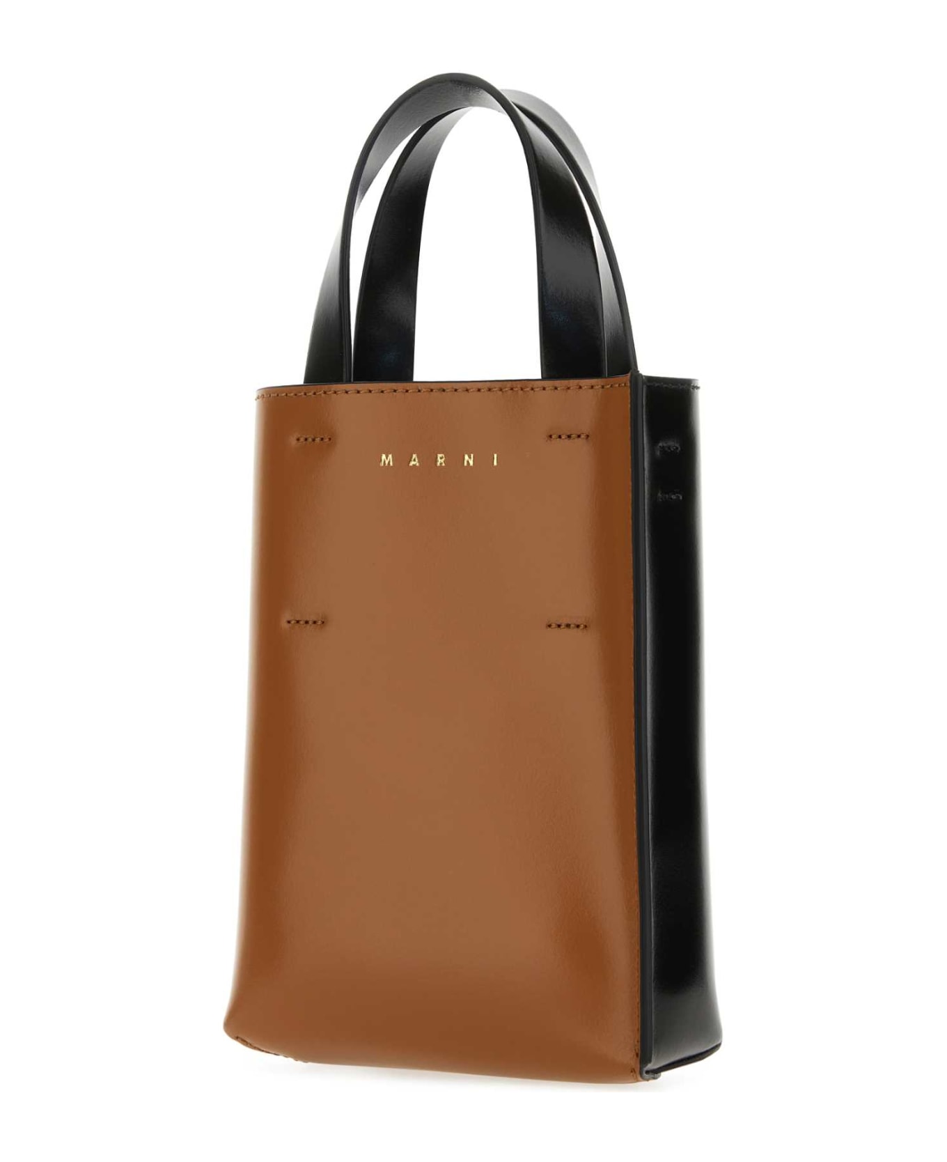 Marni Two-tone Leather Nano Museo Handbag - Z2P69 トートバッグ