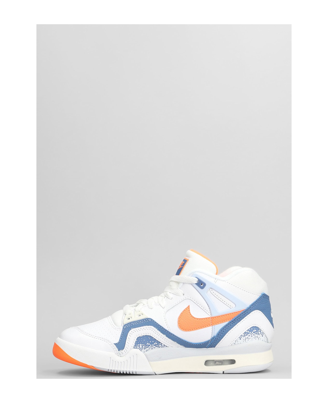 Nike Air Tech Challenge Sneakers In White Leather - white