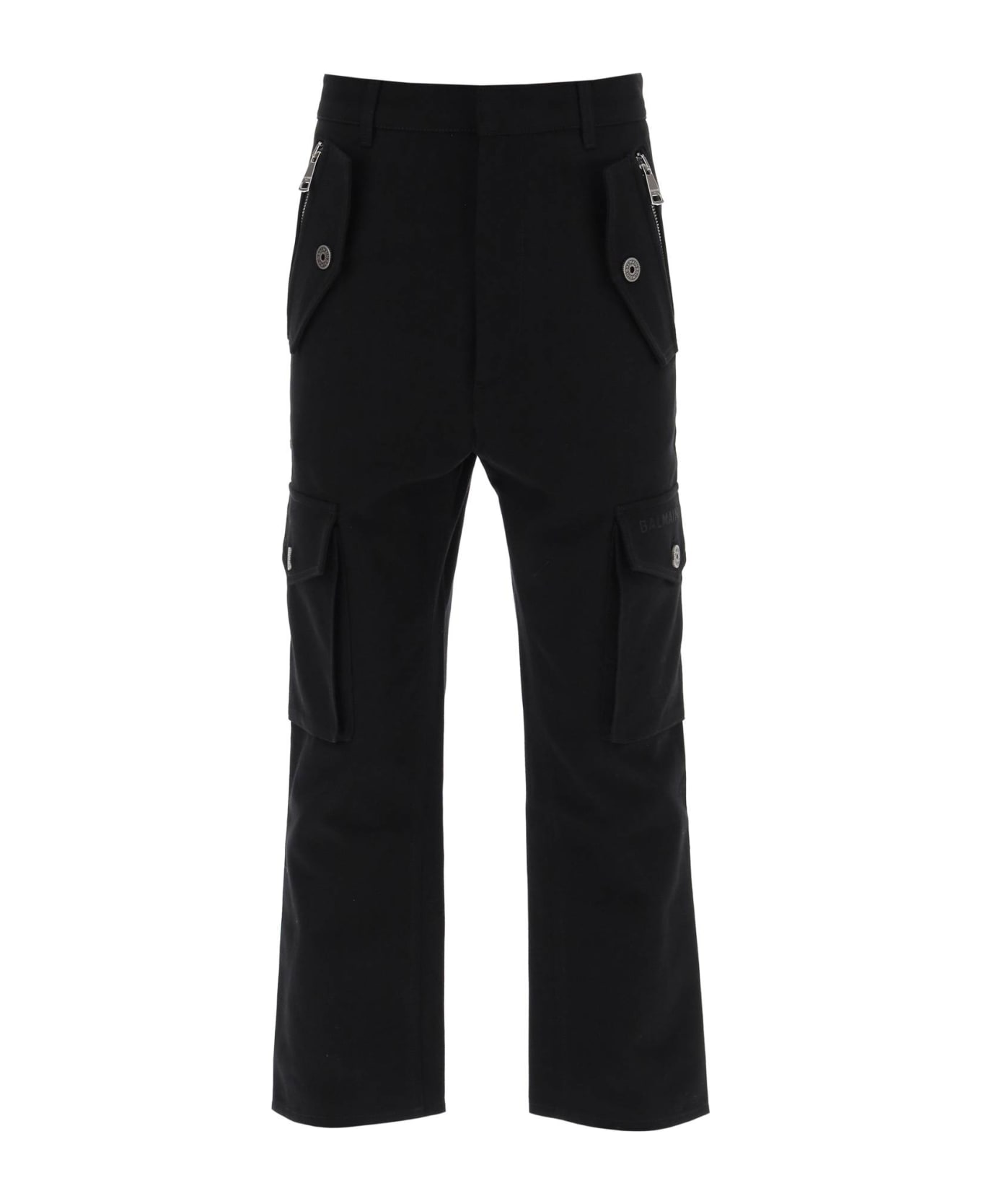 Balmain Cotton Cargo Pants - NOIR (Black)