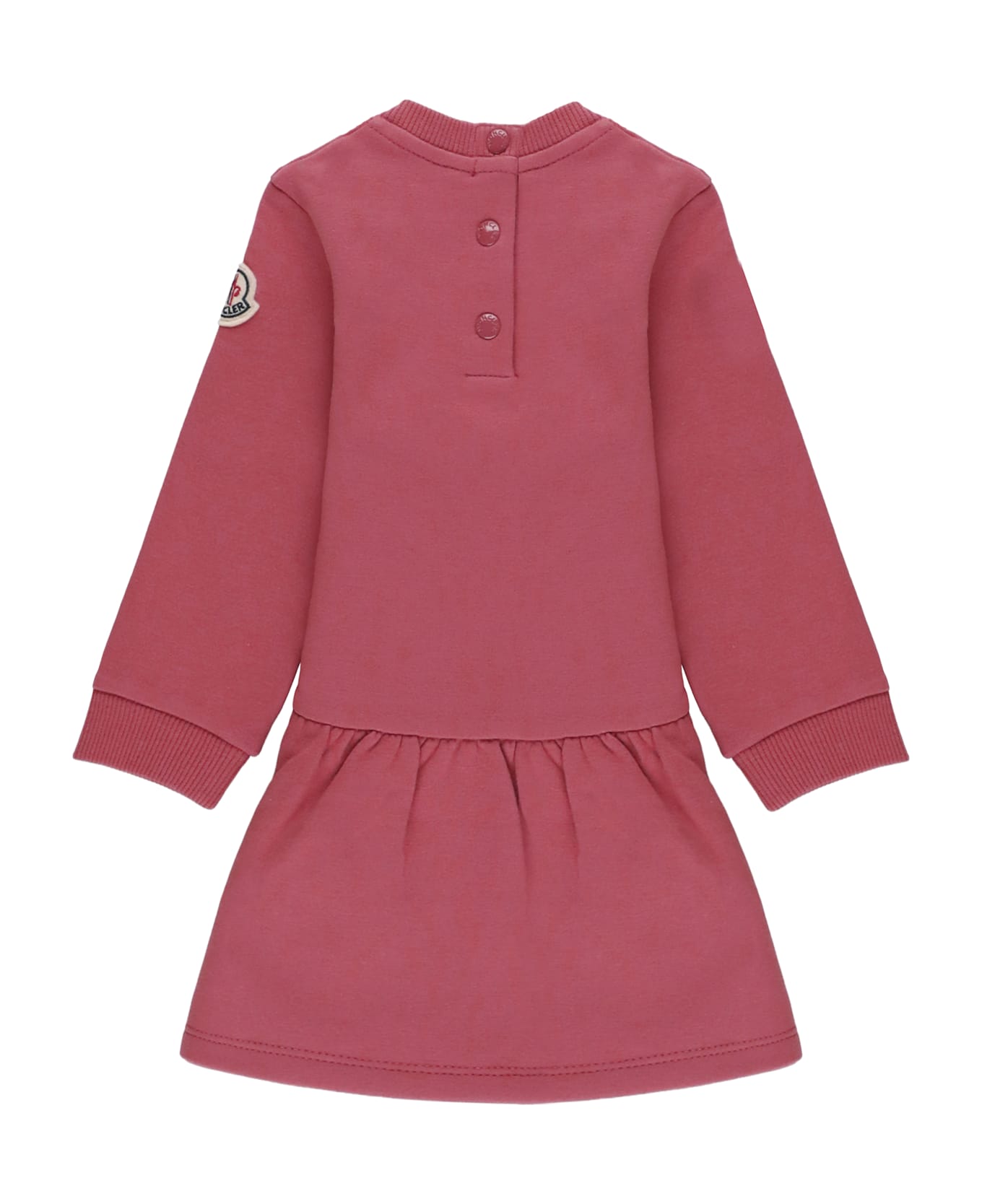Moncler Dress With Logo - Red