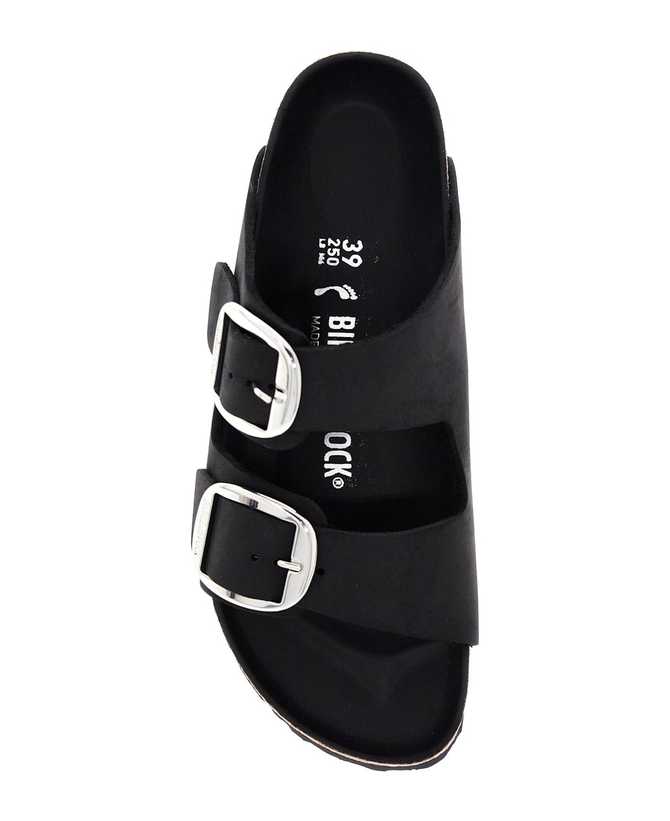 Birkenstock Big Buckle Arizona Slides - Black