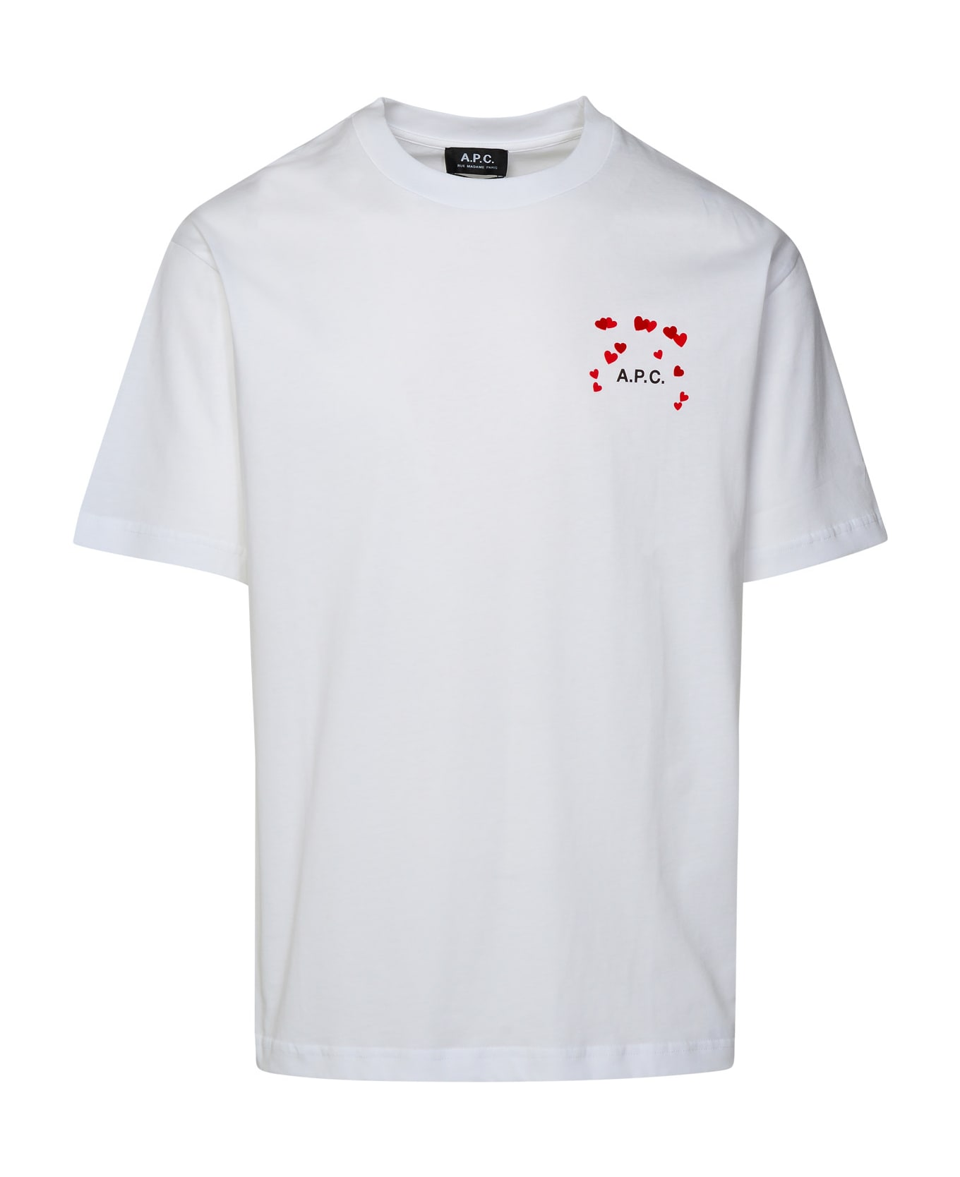 A.P.C. White Cotton T-shirt - White