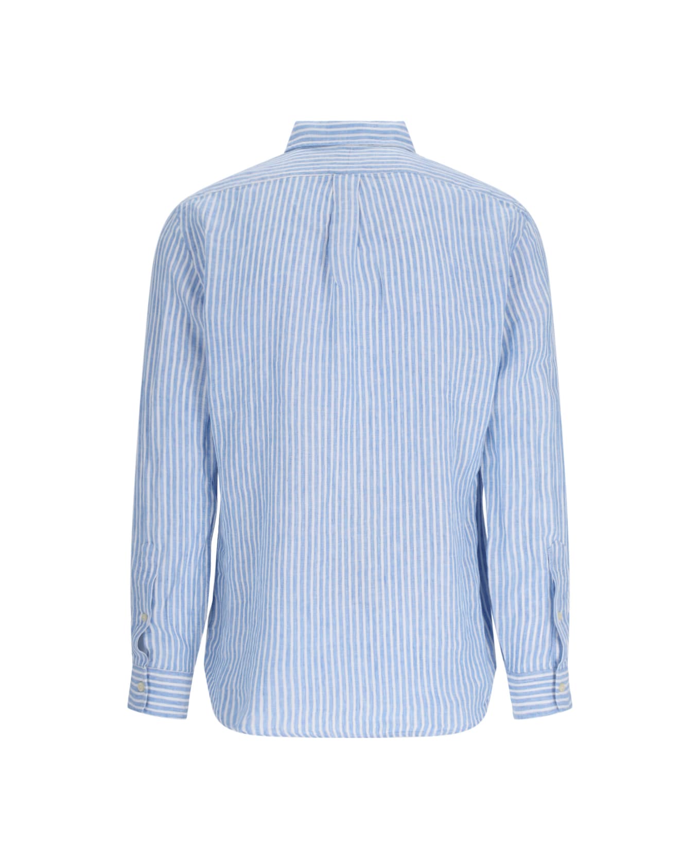 Polo Ralph Lauren Logo Shirt - BLUEWHITE シャツ