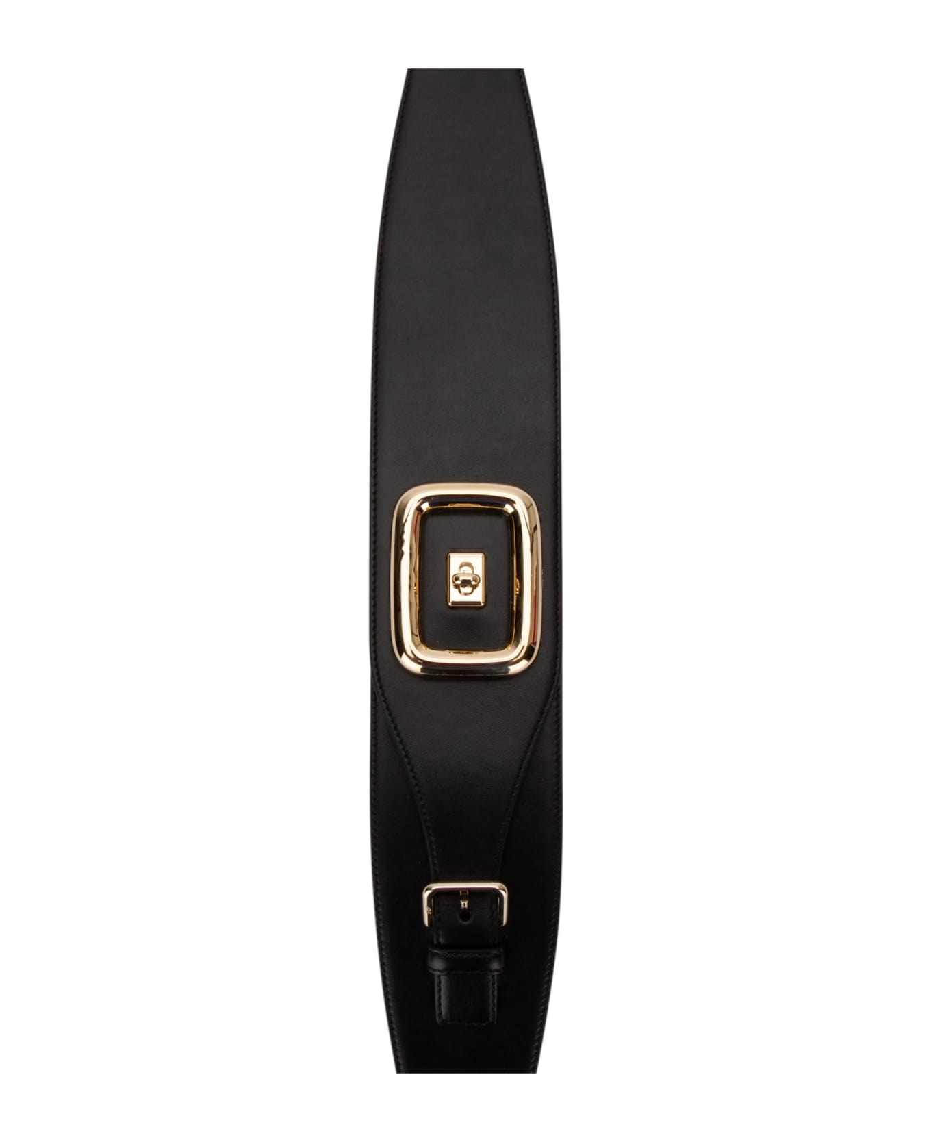 ベルト ROGER VIVIER Cintura Broche Vivier Belt in satin Black Woman RCWC0AO0100RS080B999