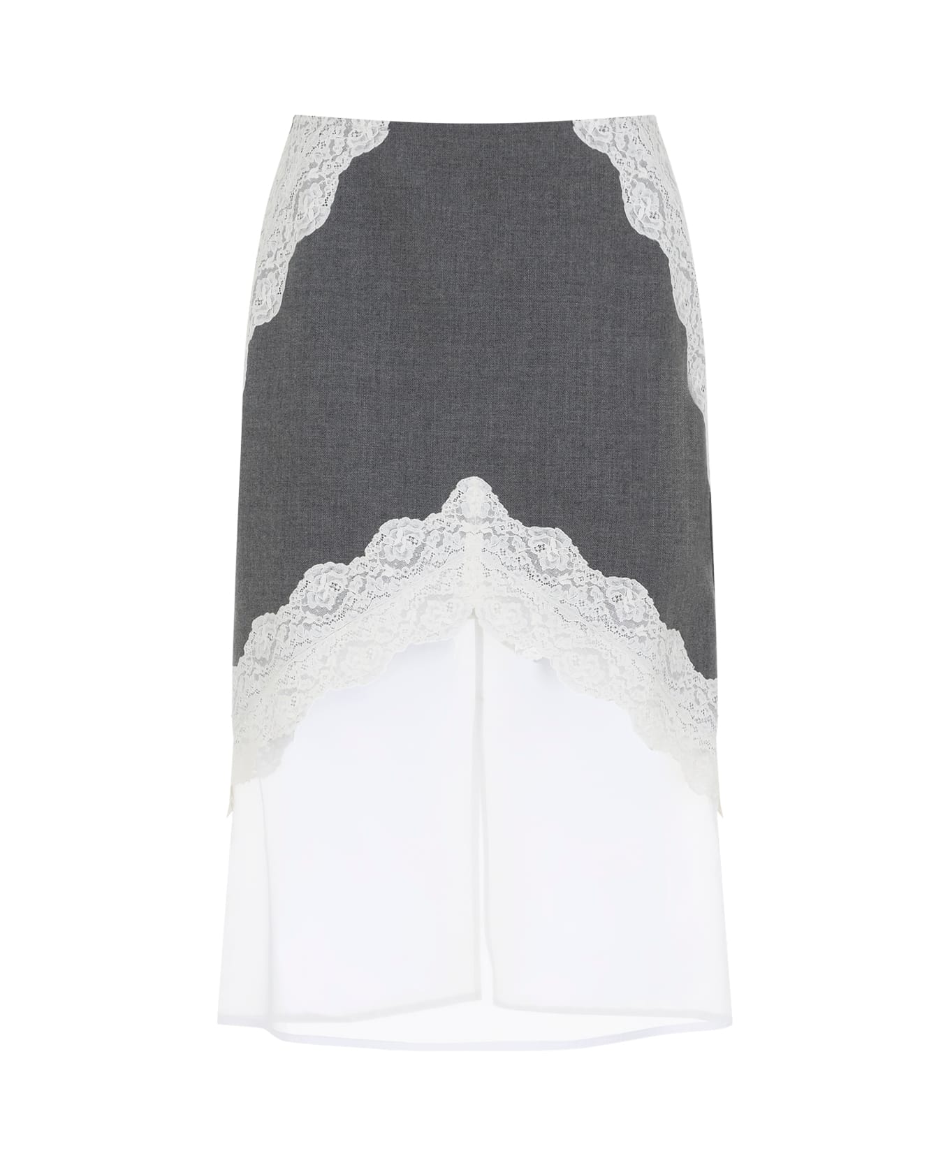 Jil Sander Wool Skirt - Volcanic Glass