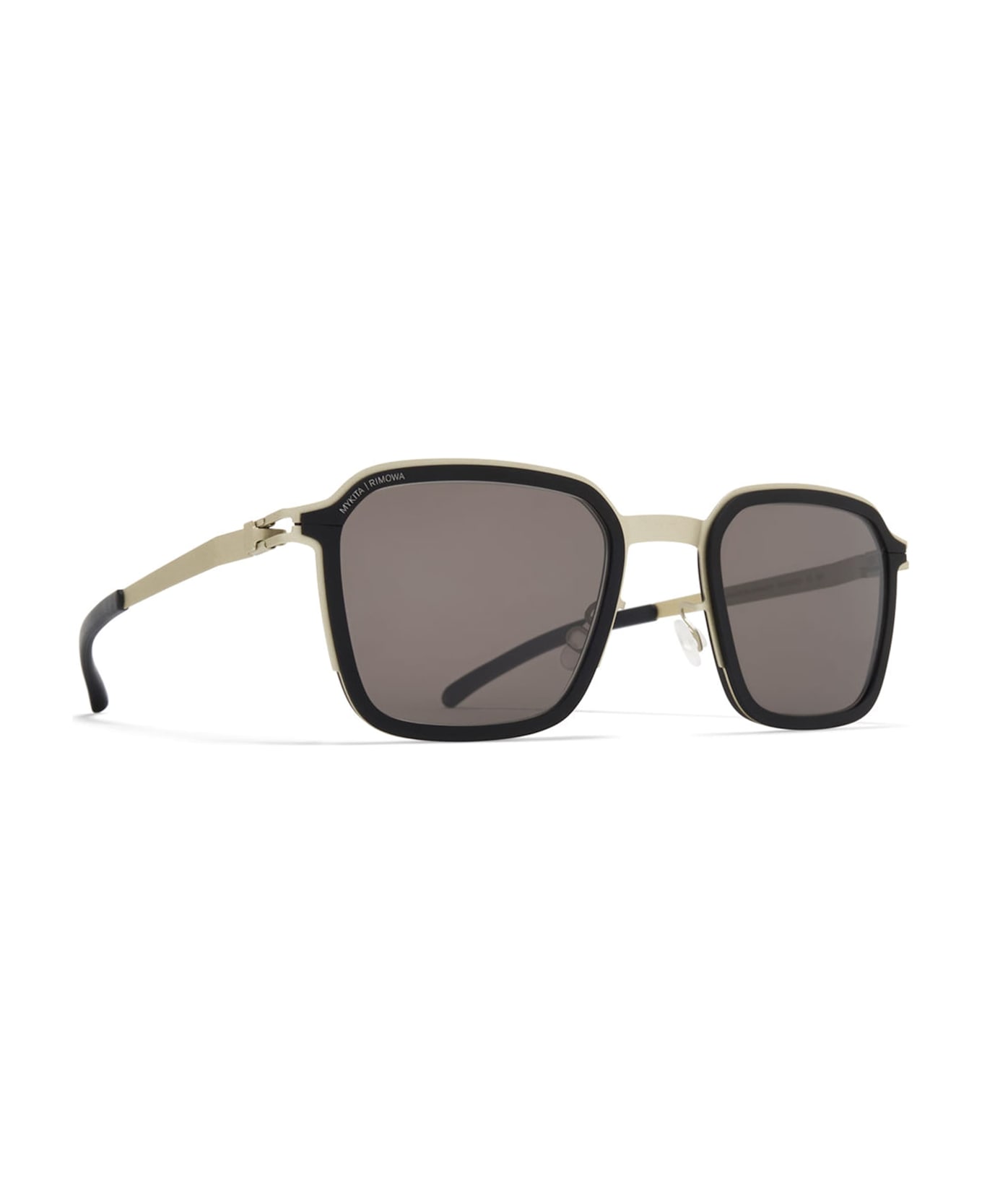 Mykita Mr002 Al3 - Titan / Black / Brown Lens Sunglasses - titanium/black