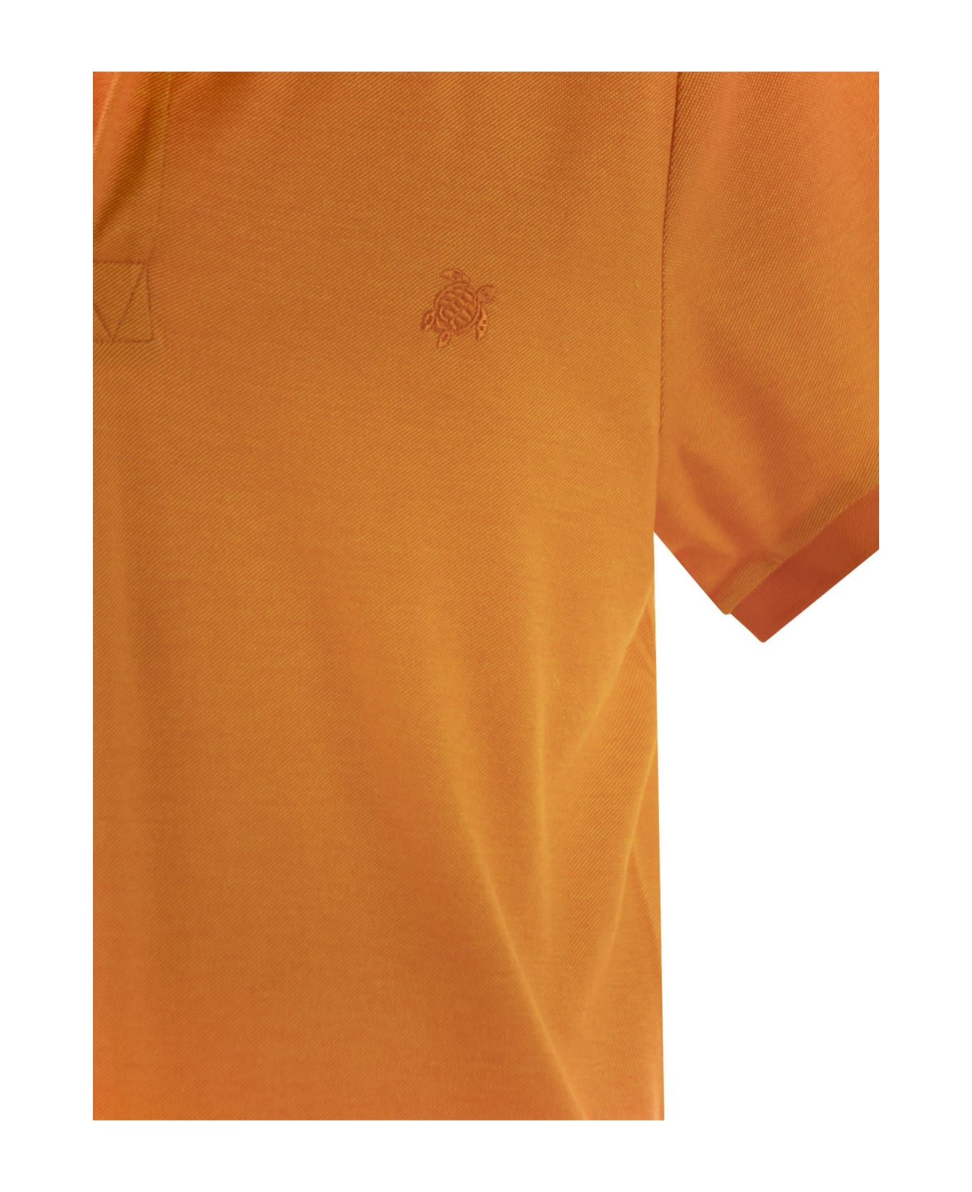 Vilebrequin Short-sleeved Cotton Polo Shirt - Orange ポロシャツ