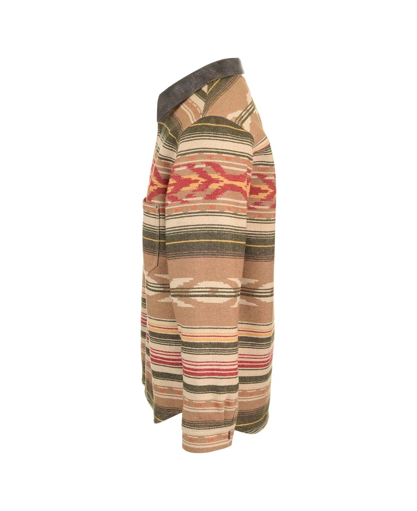 Isabel Marant 'dalton' Overshirt Jacket - Beige