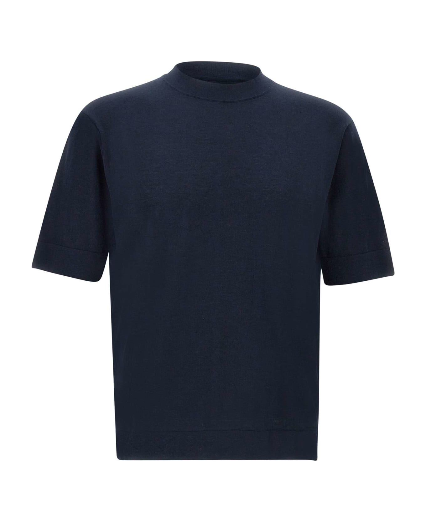 Filippo De Laurentiis "mc Over" Cotton Crepe T-shirt - BLUE