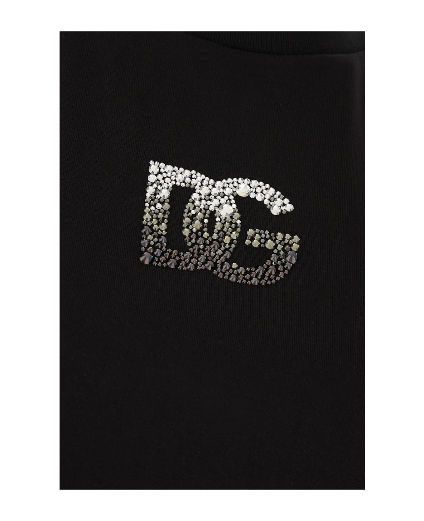 Dolce 
Gabbana Black Cotton T-shirt - Nero