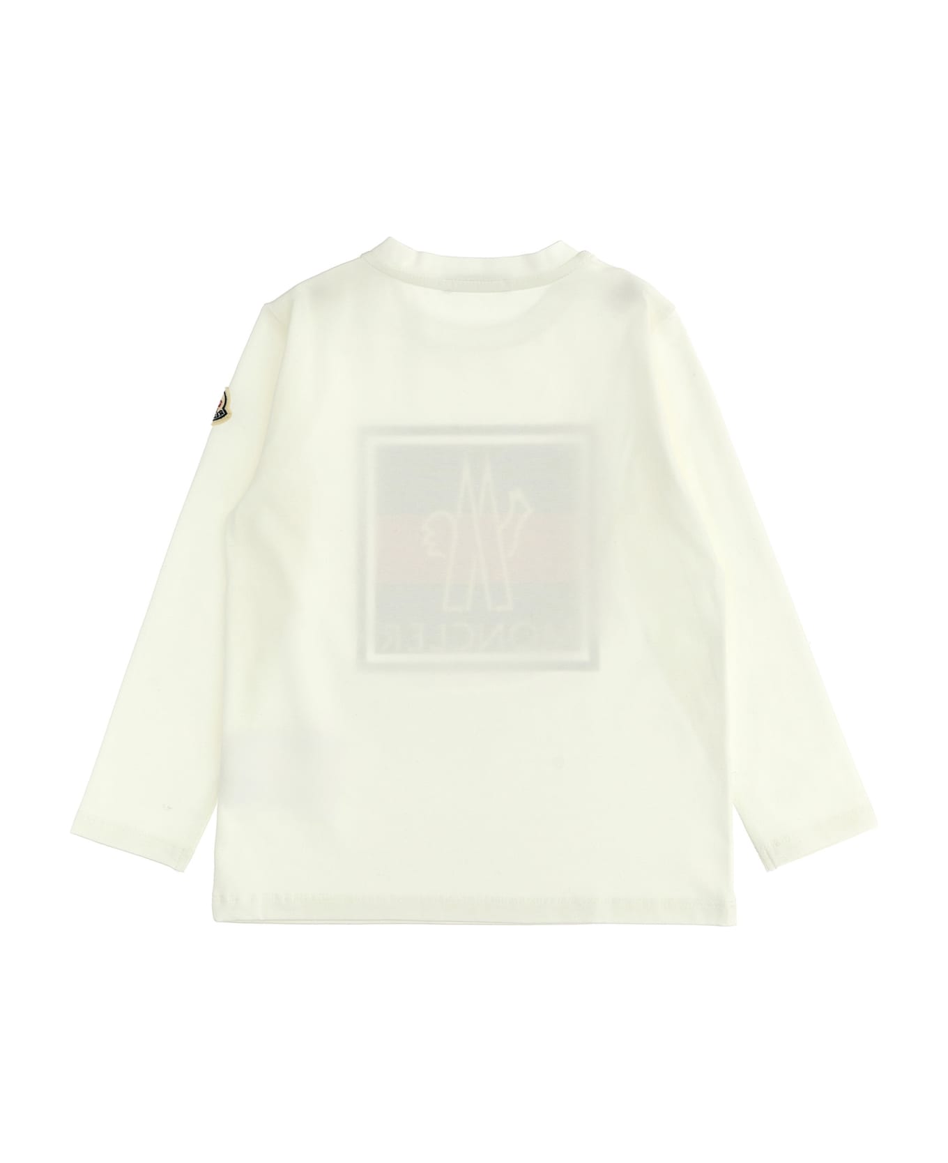 Moncler Logo Print T-shirt - White