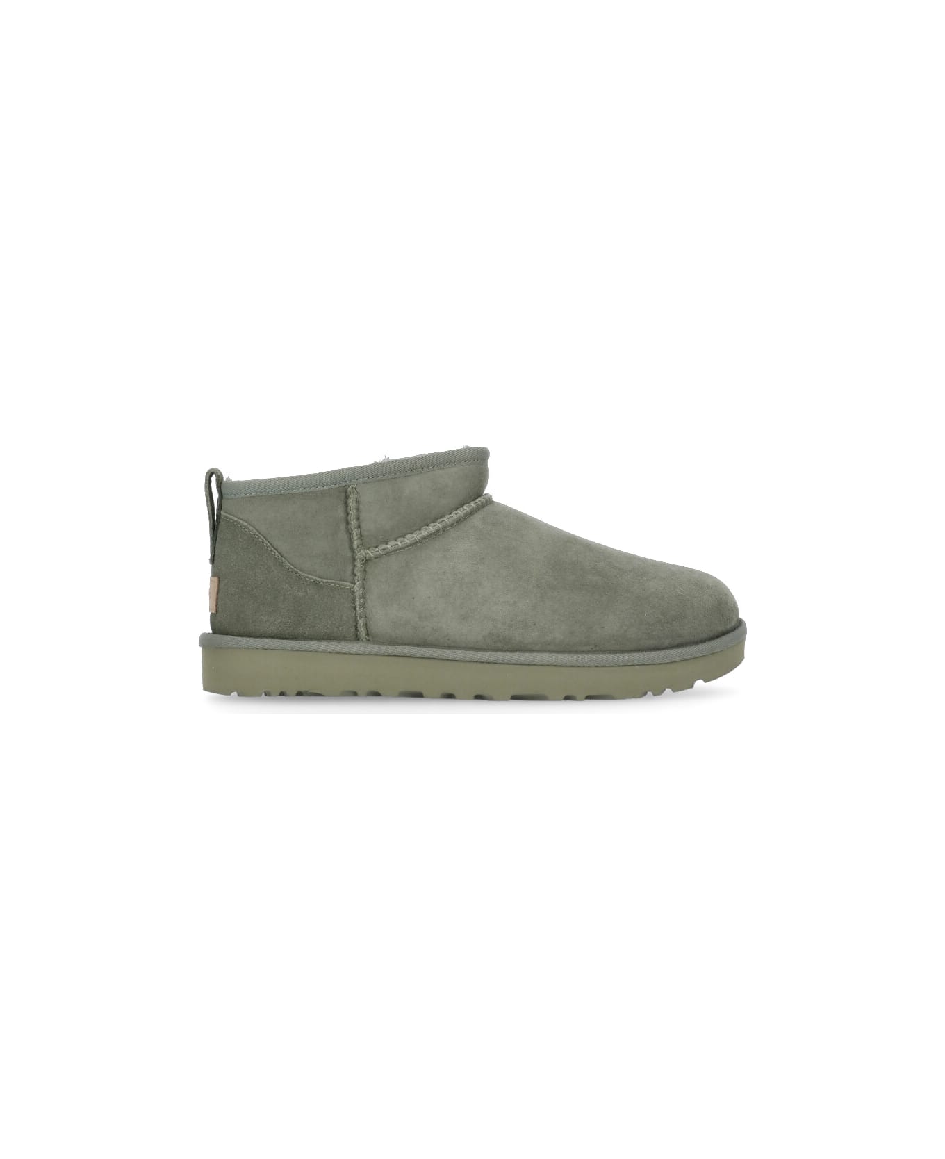 UGG Classic Ultra Mini Ankle Boots - Green フラットシューズ