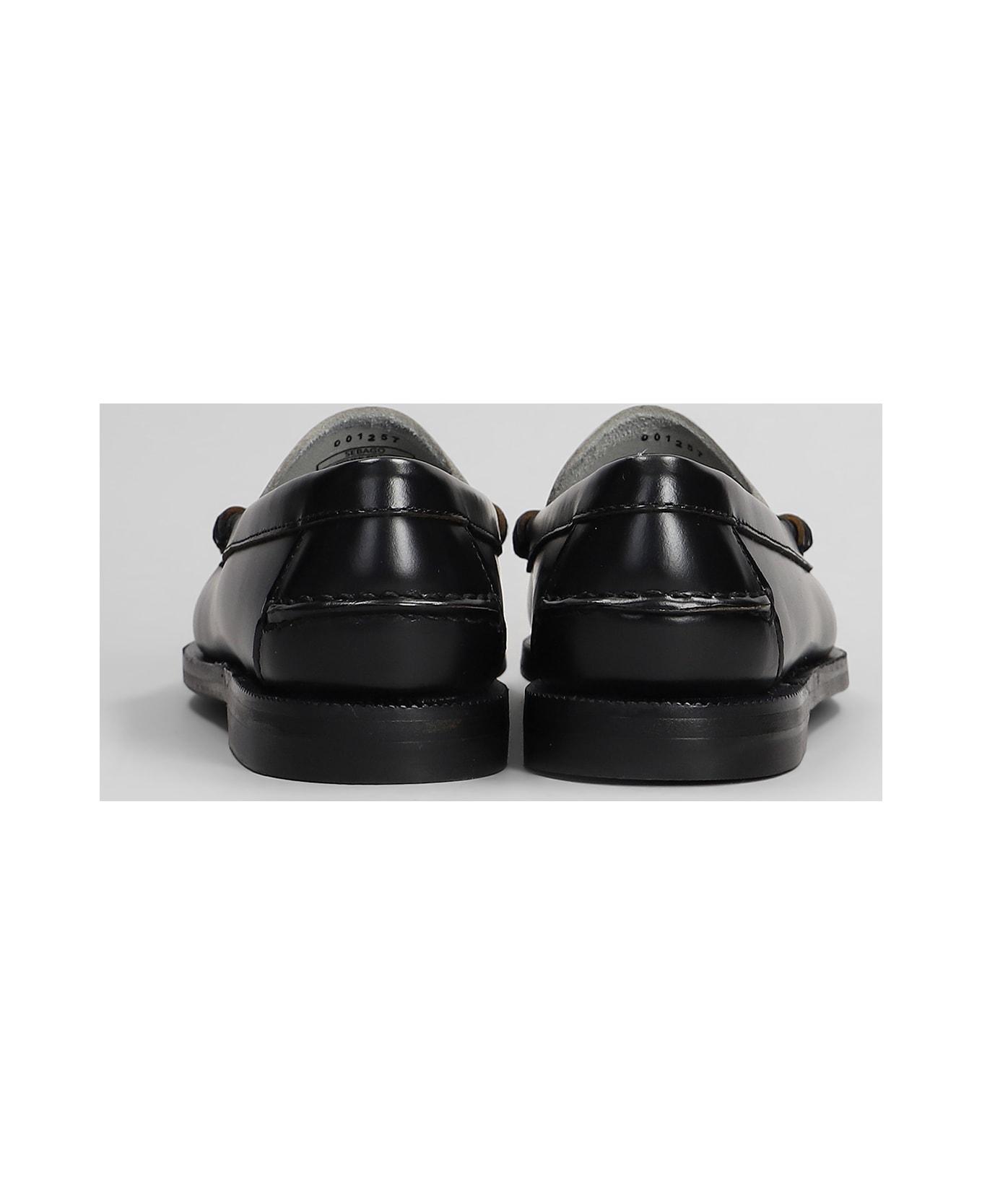 Sebago Classic Dan Loafers In Black Leather - black
