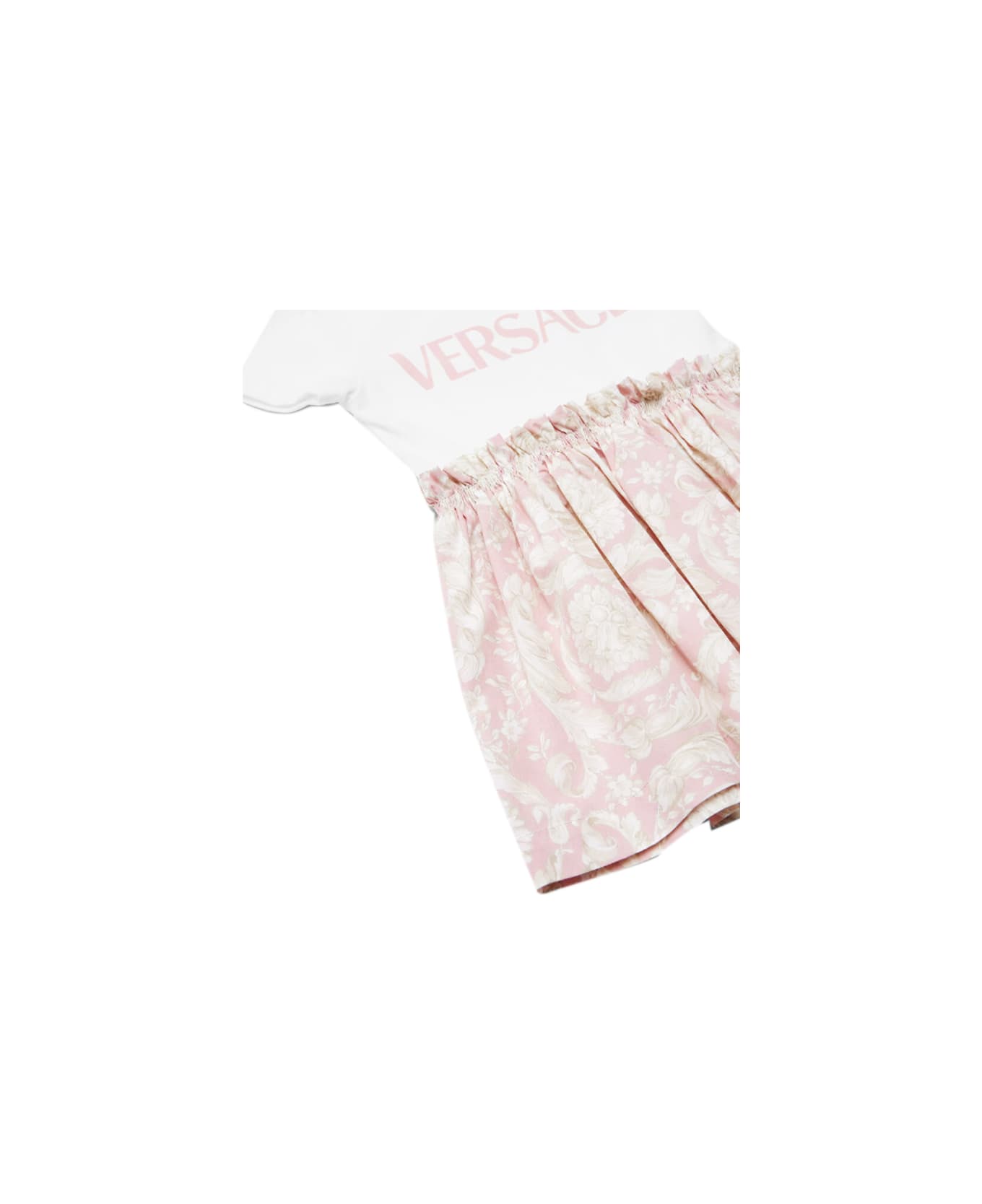 Versace Dress - Bianco/rosa