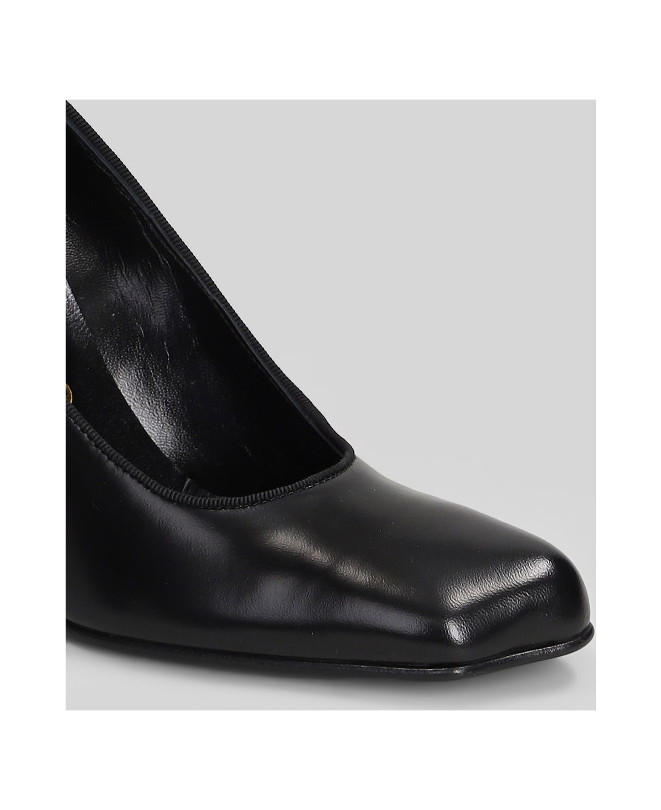 Vivienne Westwood Power Court Pumps In Black Leather - black