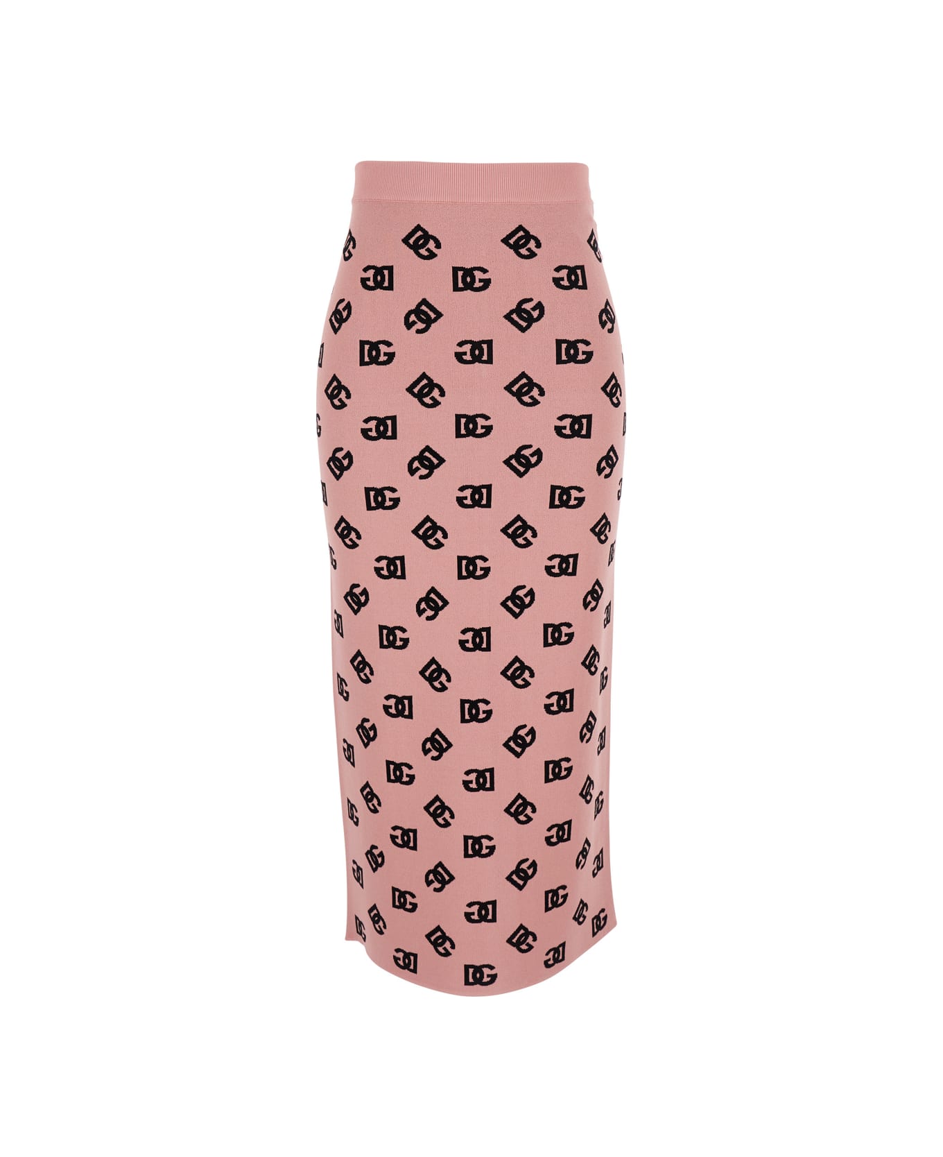 Dolce 
Gabbana Dg Logo Midi Skirt - Pink