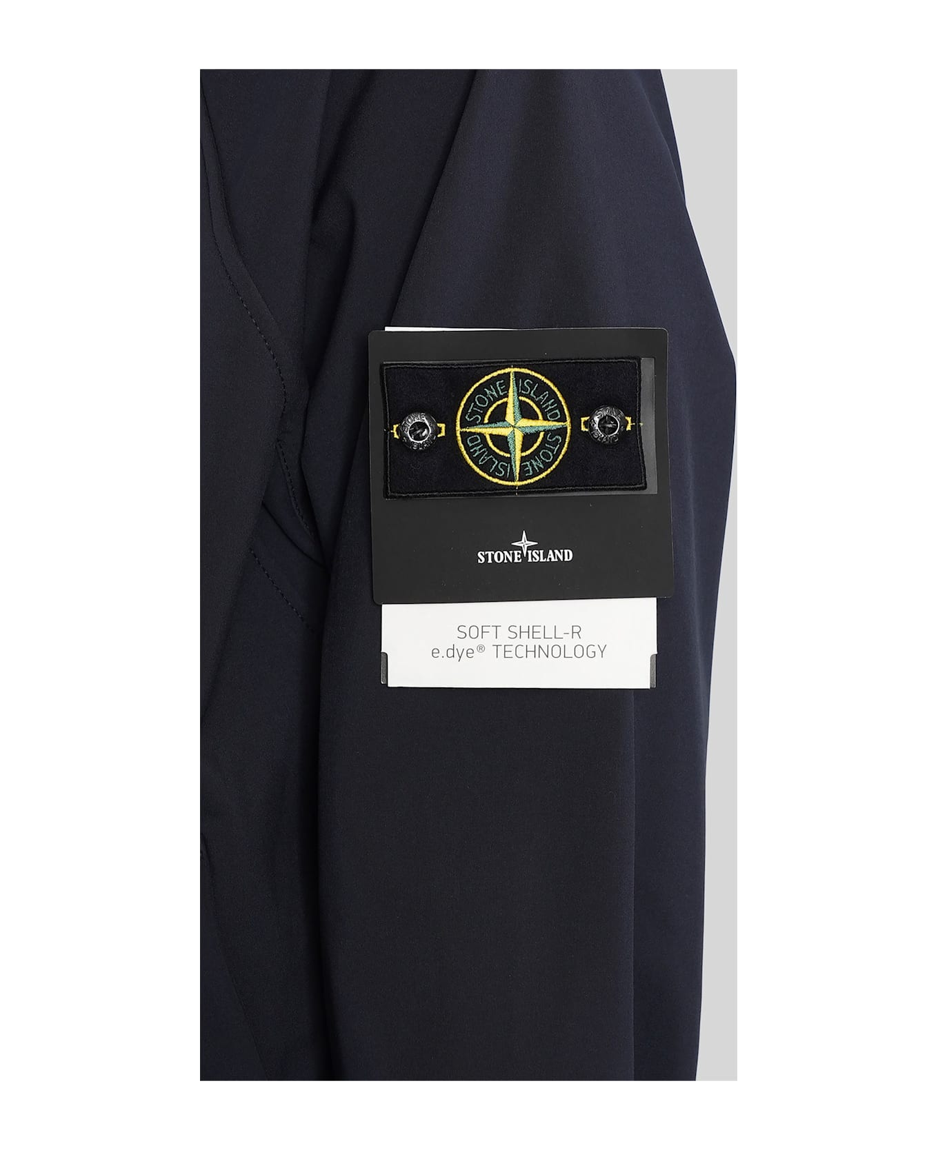 Stone Island Casual Jacket In Blue Polyester - blue