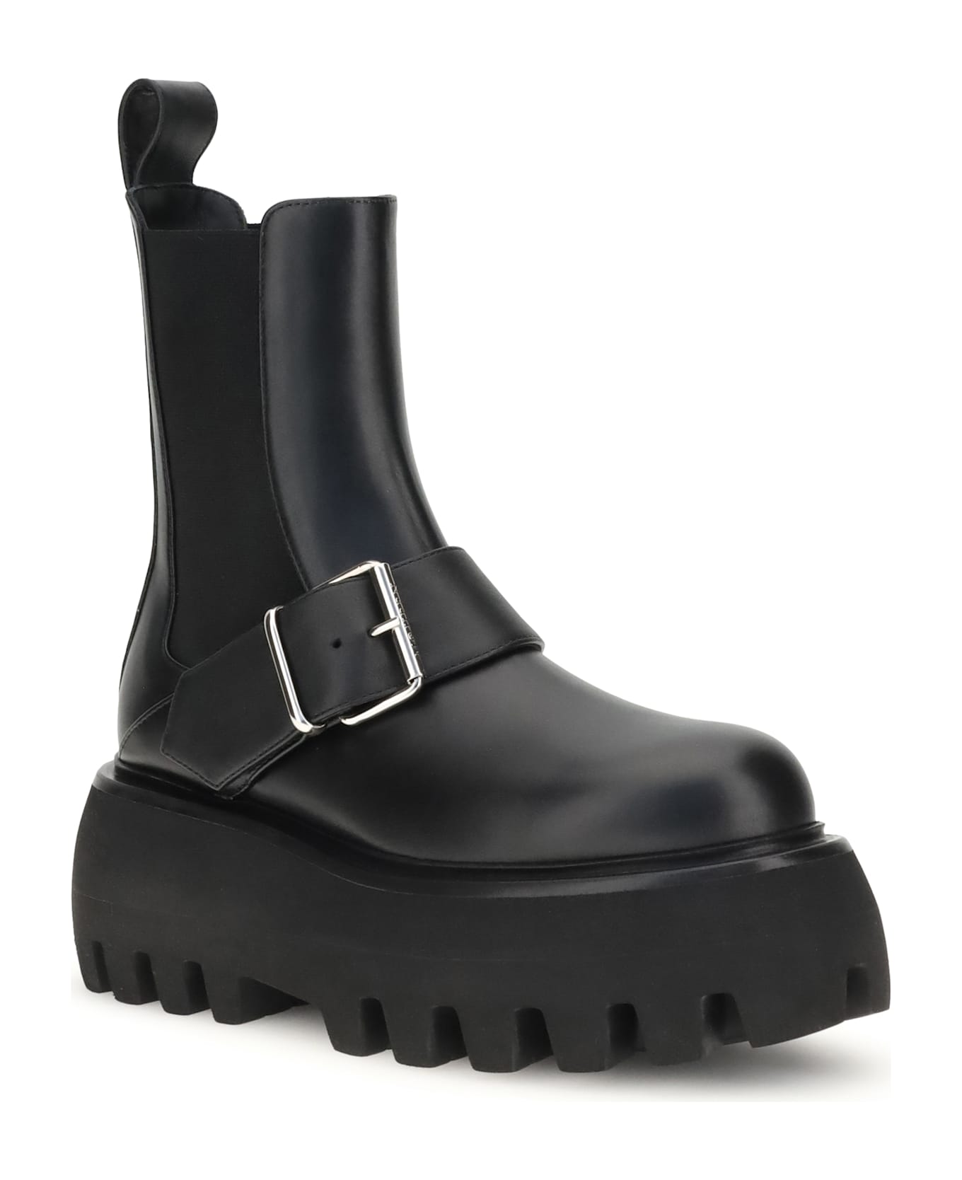 Alexander McQueen H.boot S.rubber - BLACK