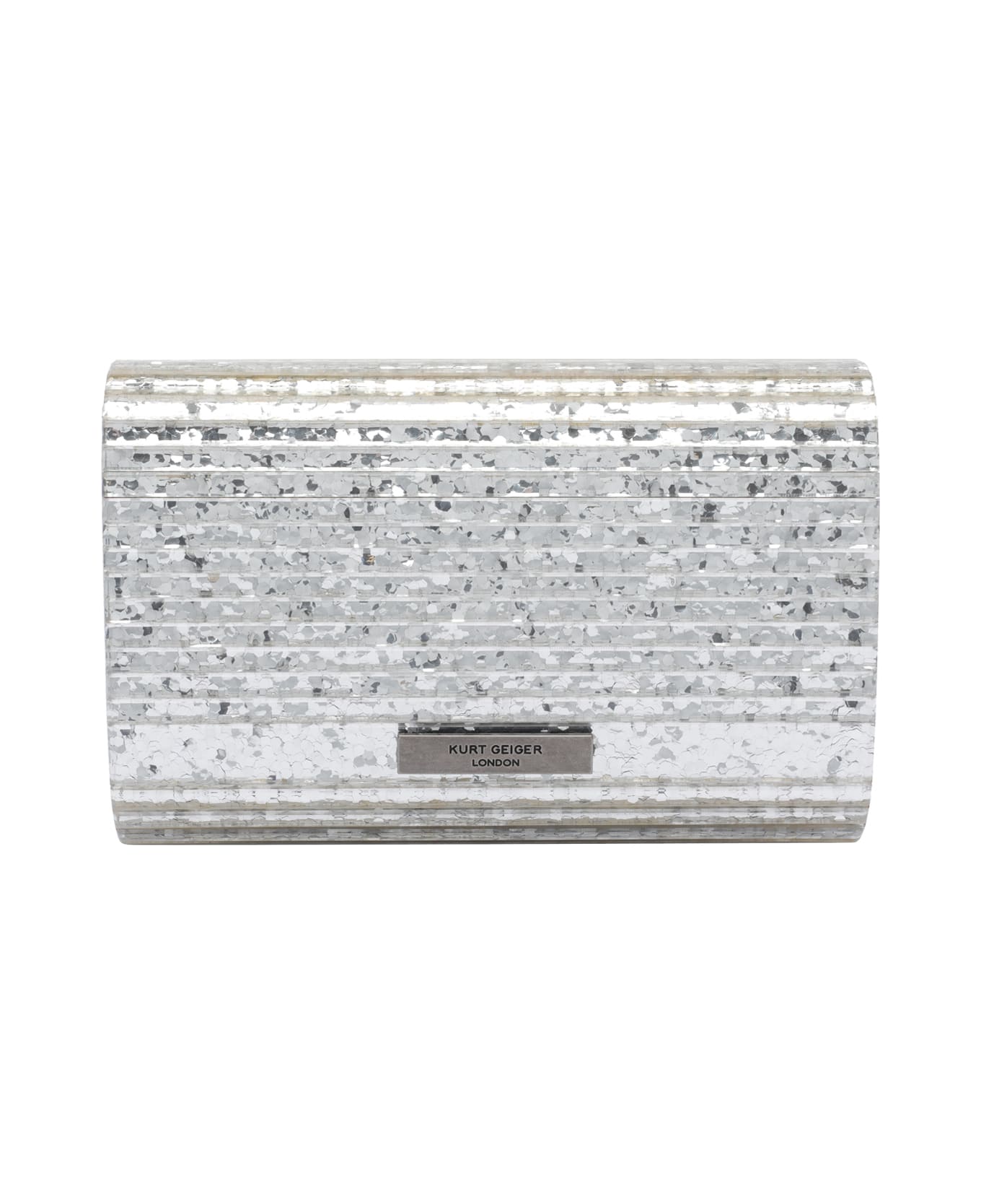 Kurt Geiger Party Eagle Clutch - Silver
