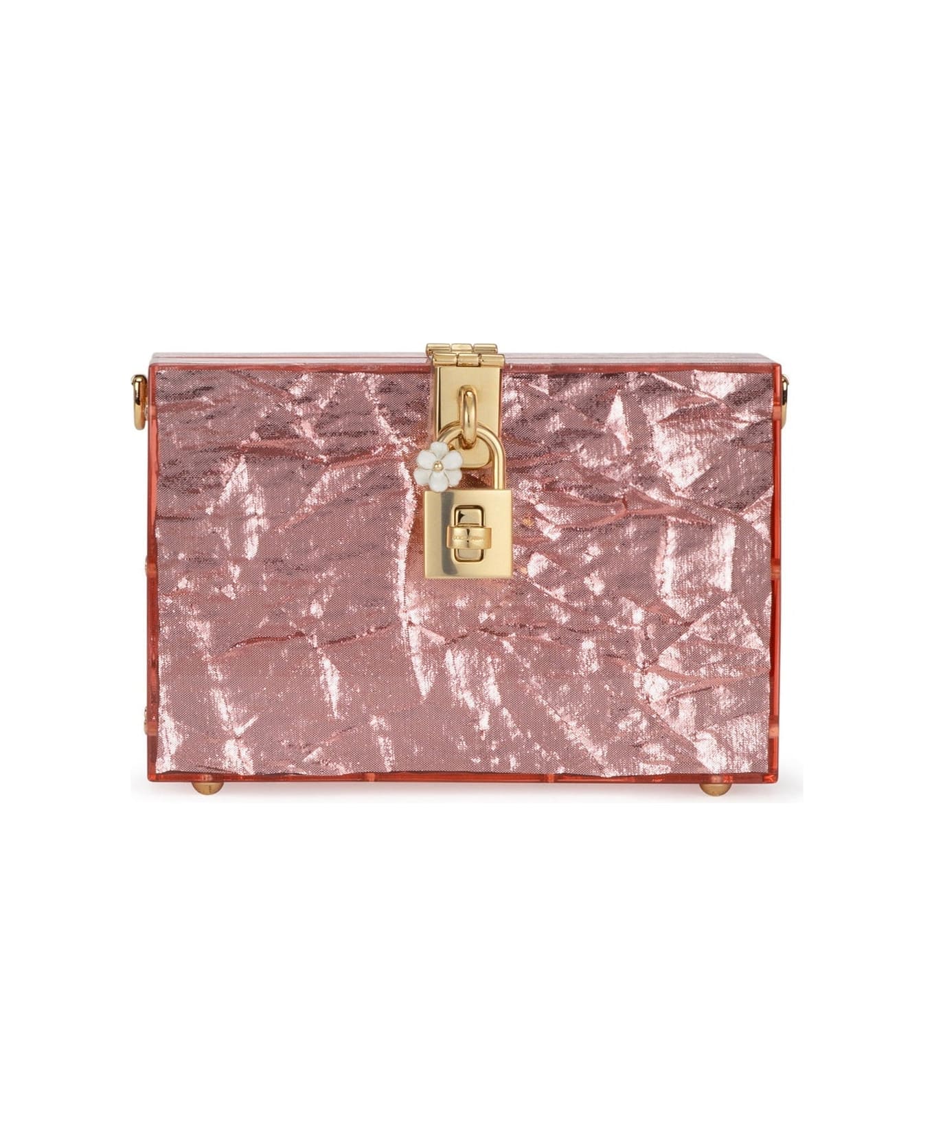 Dolce & Gabbana Metallic Clutch - Pink クラッチバッグ
