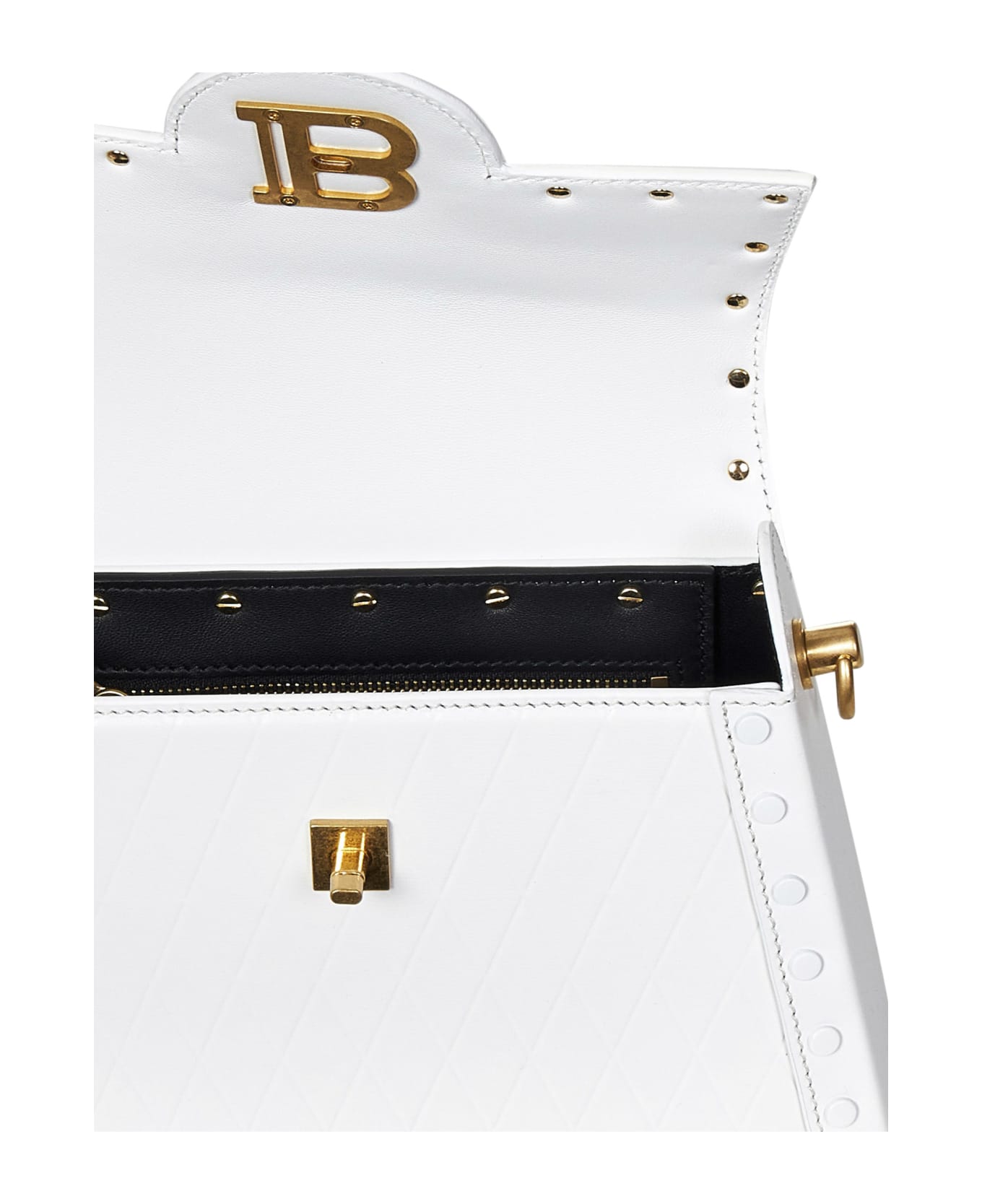 Balmain Paris B-buzz Dynasty Handbag - White
