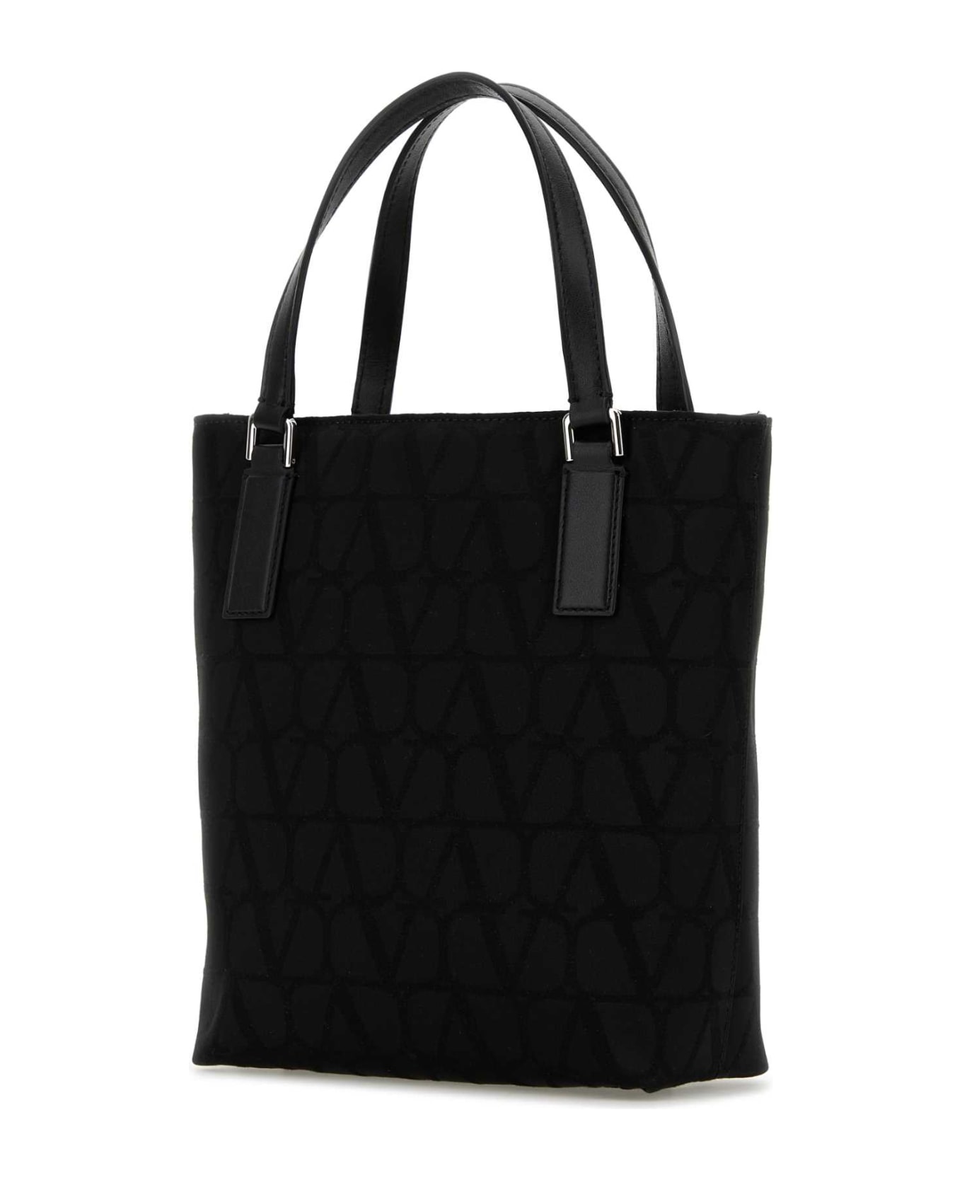 Valentino Garavani Toile Iconographe Shopping Bag - NERO