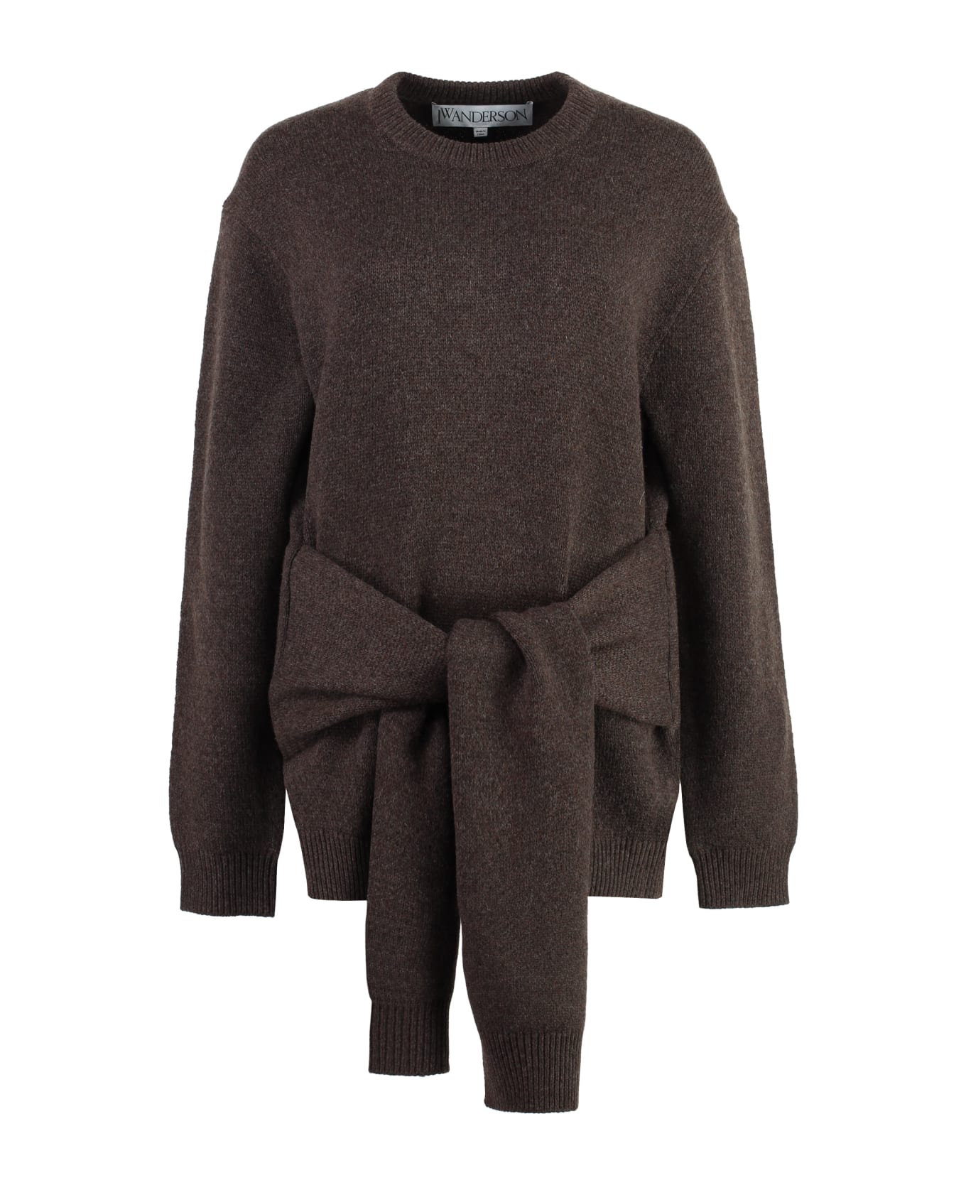 J.W. Anderson Long Sleeve Crew-neck Sweater - brown