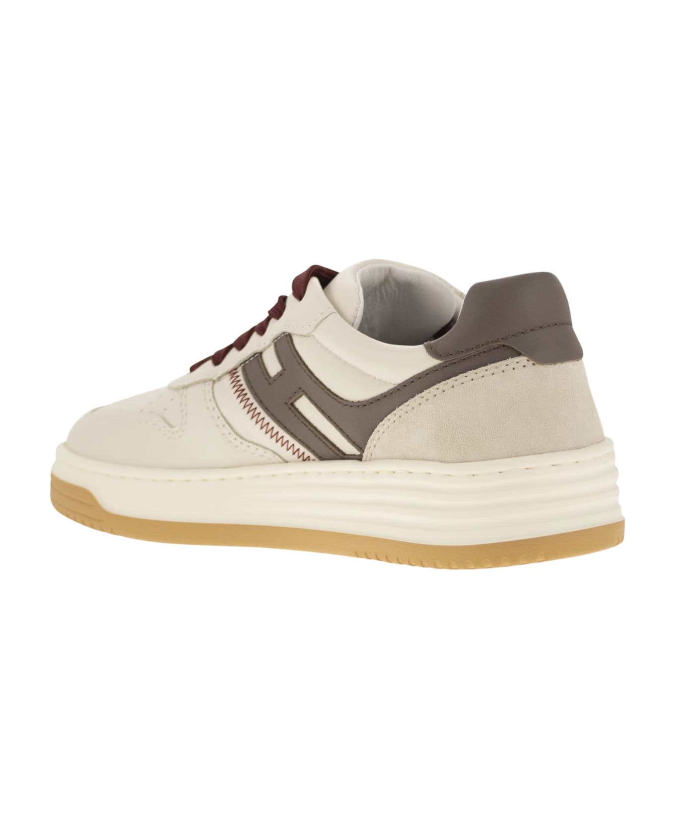 Hogan H630 - Leather Sneakers - Ivory