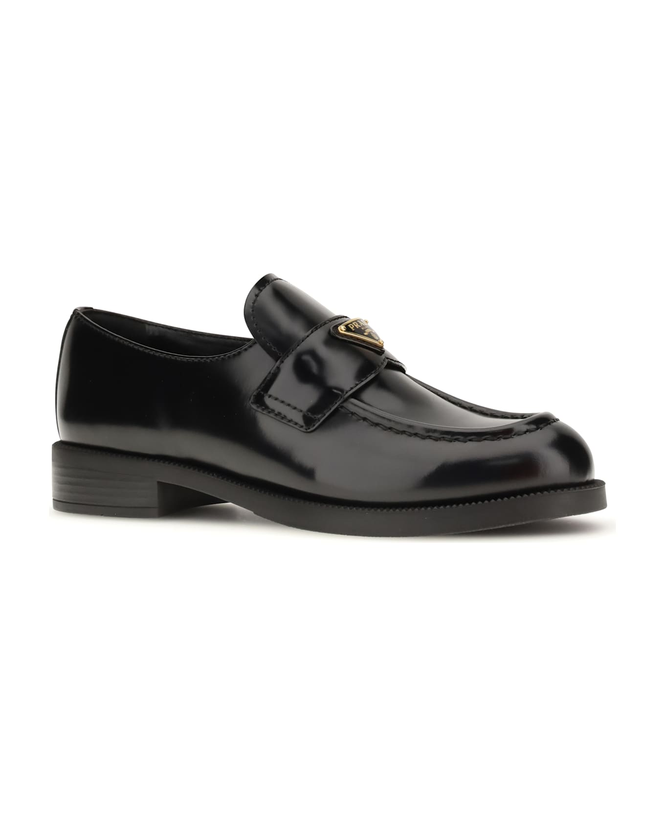 Prada Leather Loafers フラットシューズ