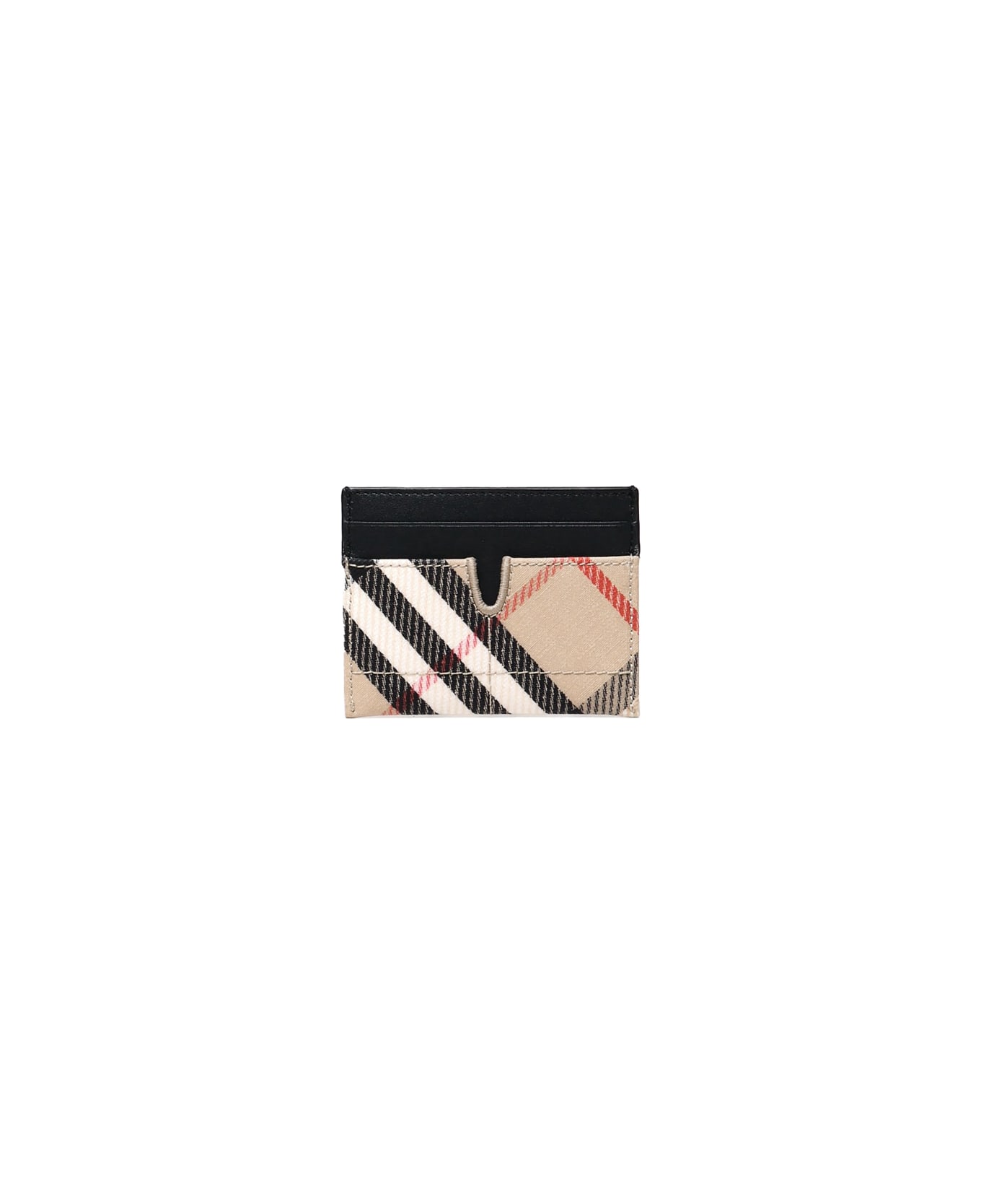 Burberry Printed E-canvas Card Holder - SANDIPCHECK