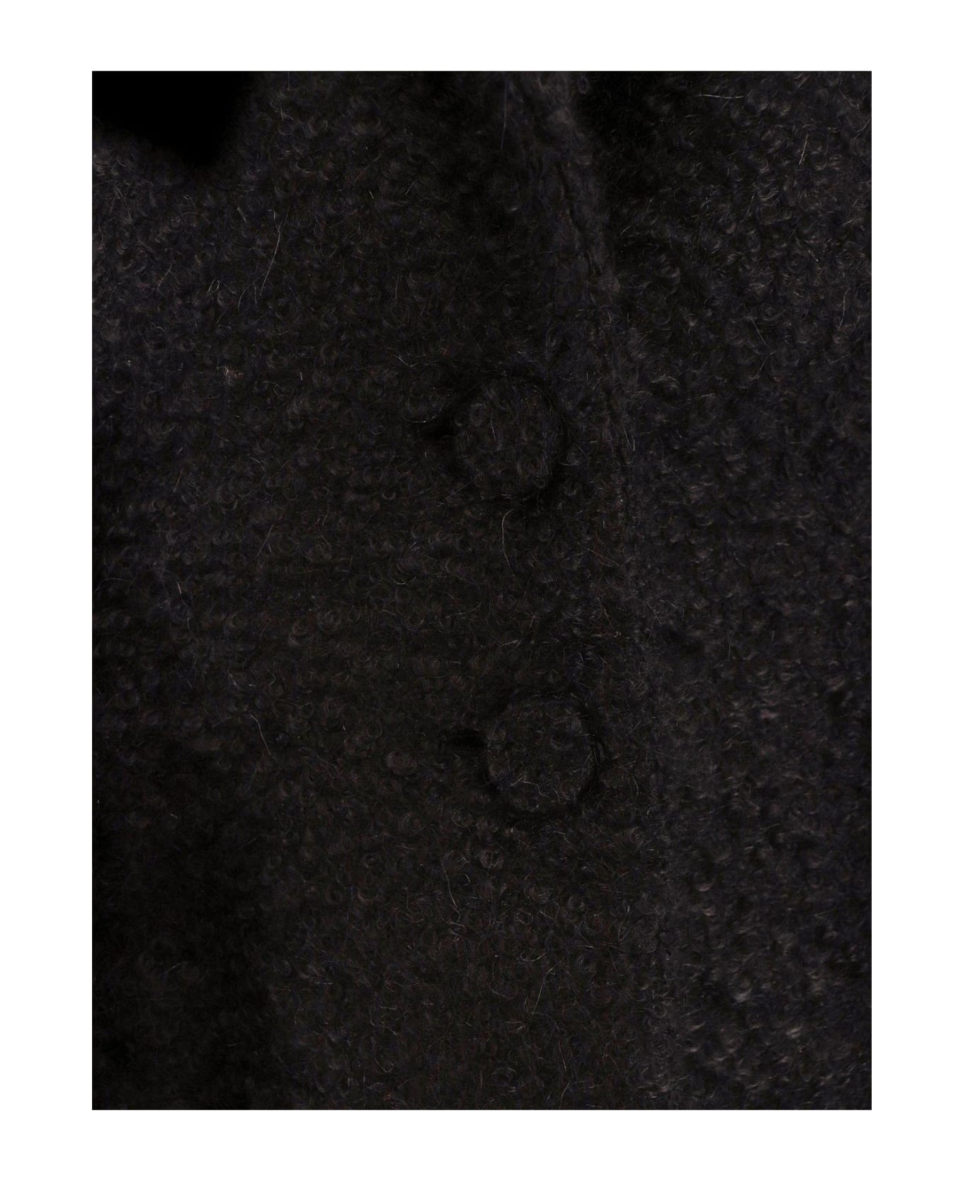 Givenchy Single-breasted Long Coat - Black