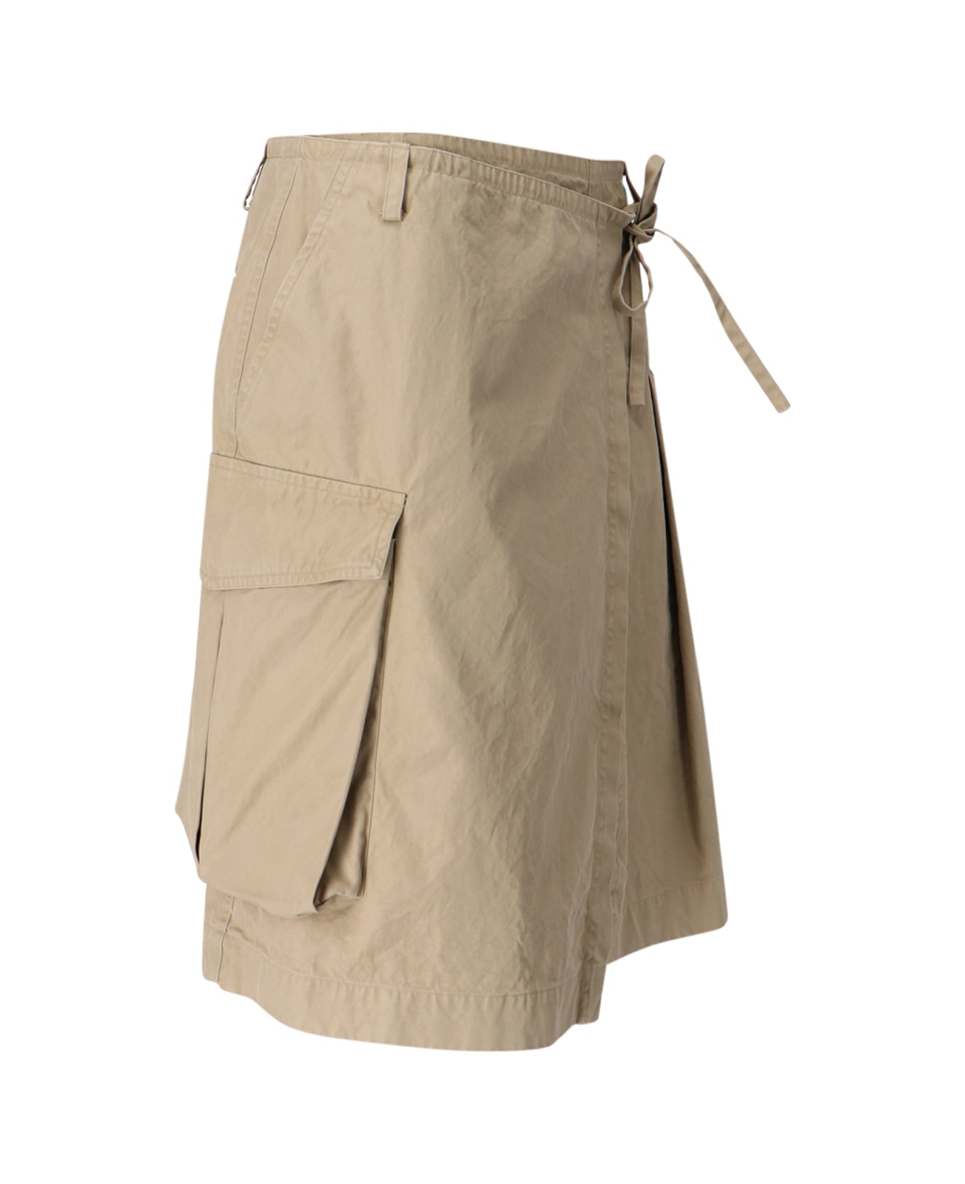 Dries Van Noten Kilt Design Skirt - Beige スカート