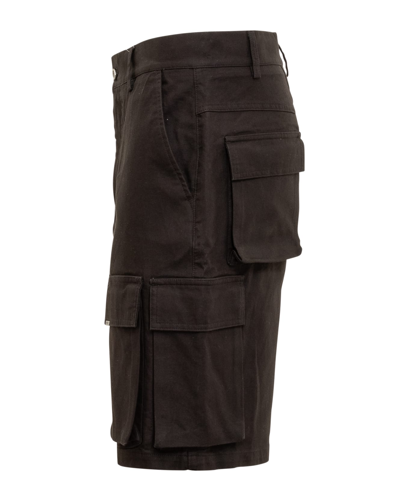 REPRESENT Baggy Cargo Shorts - BLACK