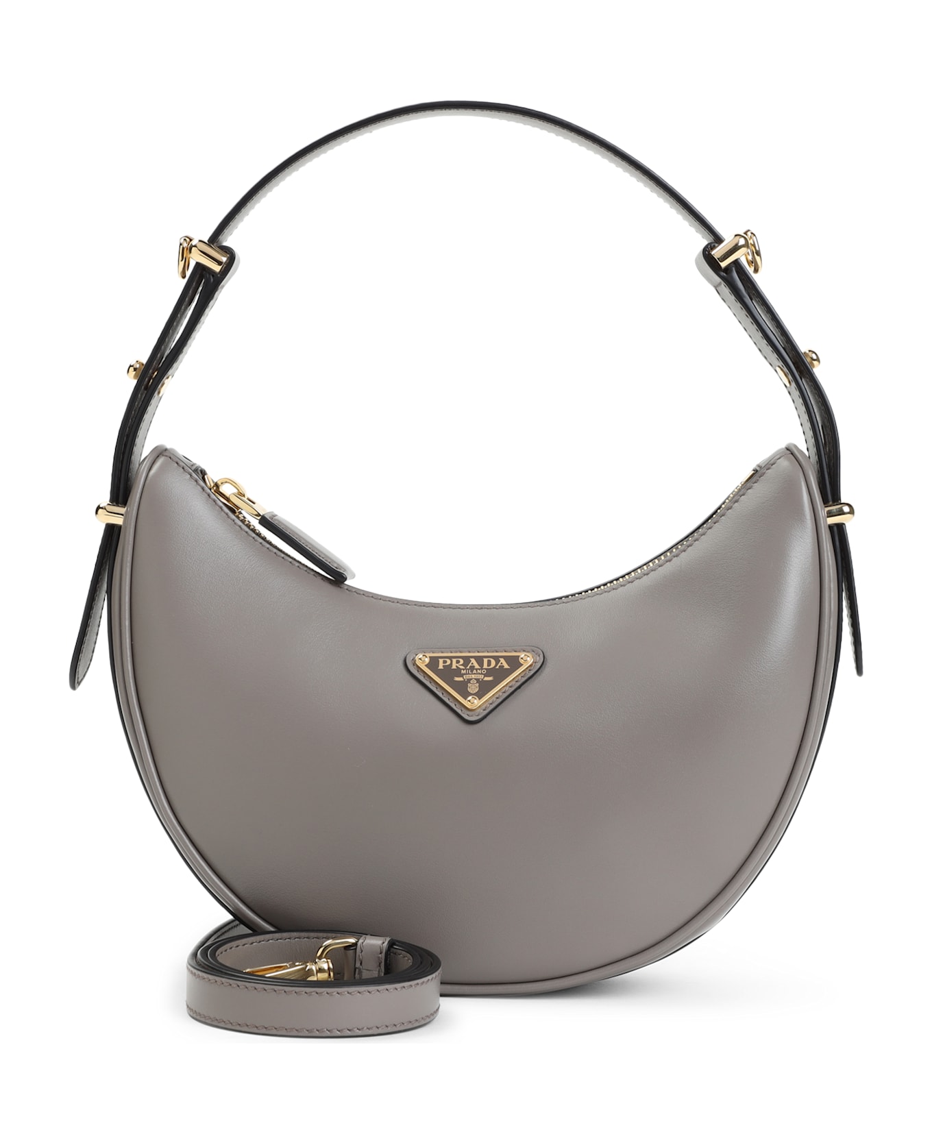 Prada Calf Leather Handbag - An Argilla N