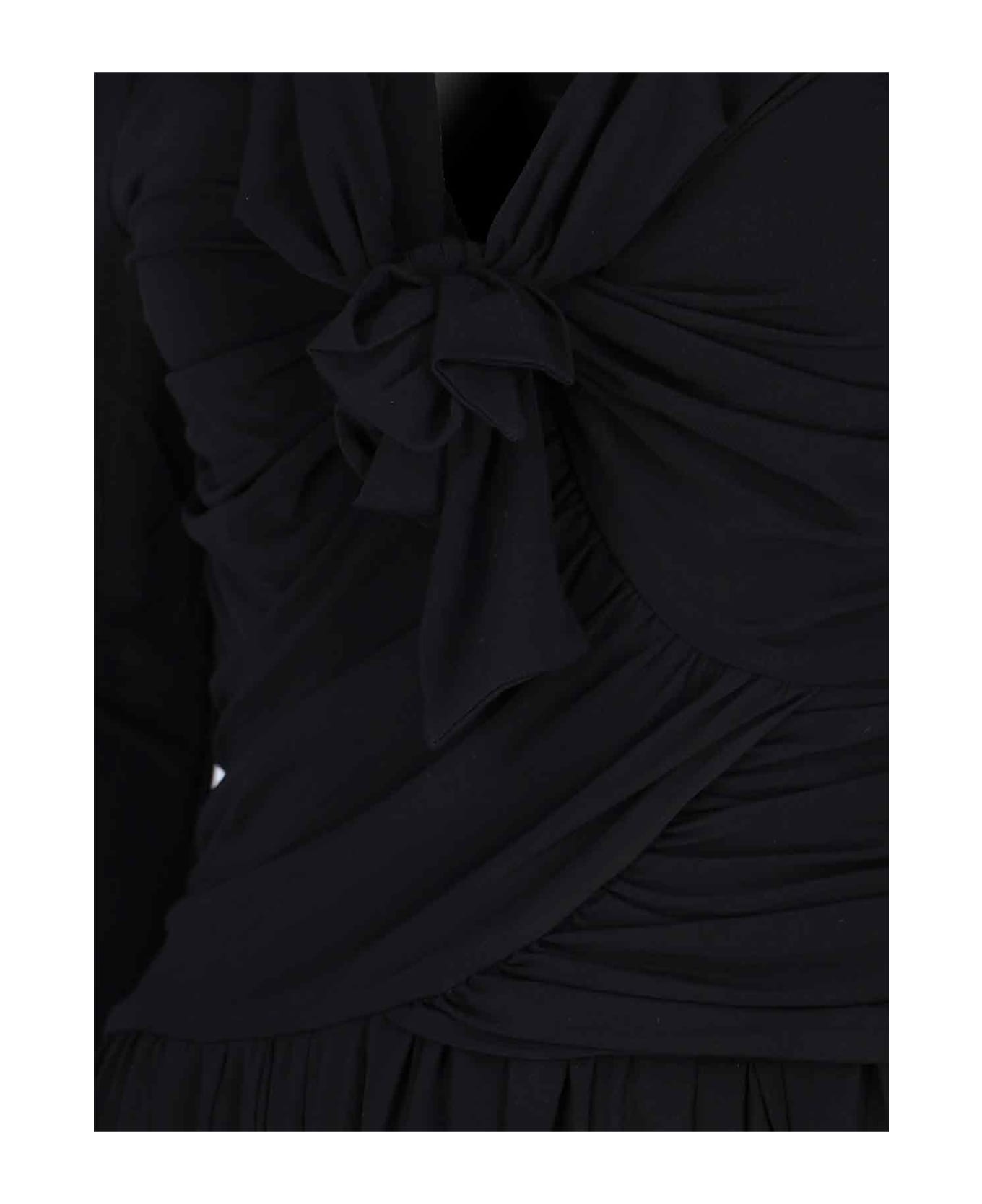 Isabel Marant Draped Maxi Dress - Black  