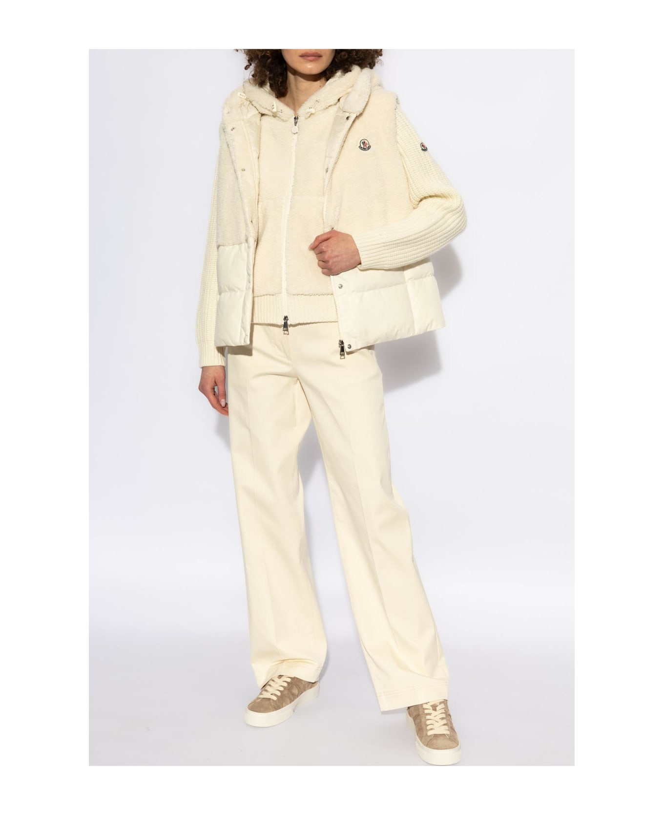 Moncler Cotton Pants - BEIGE
