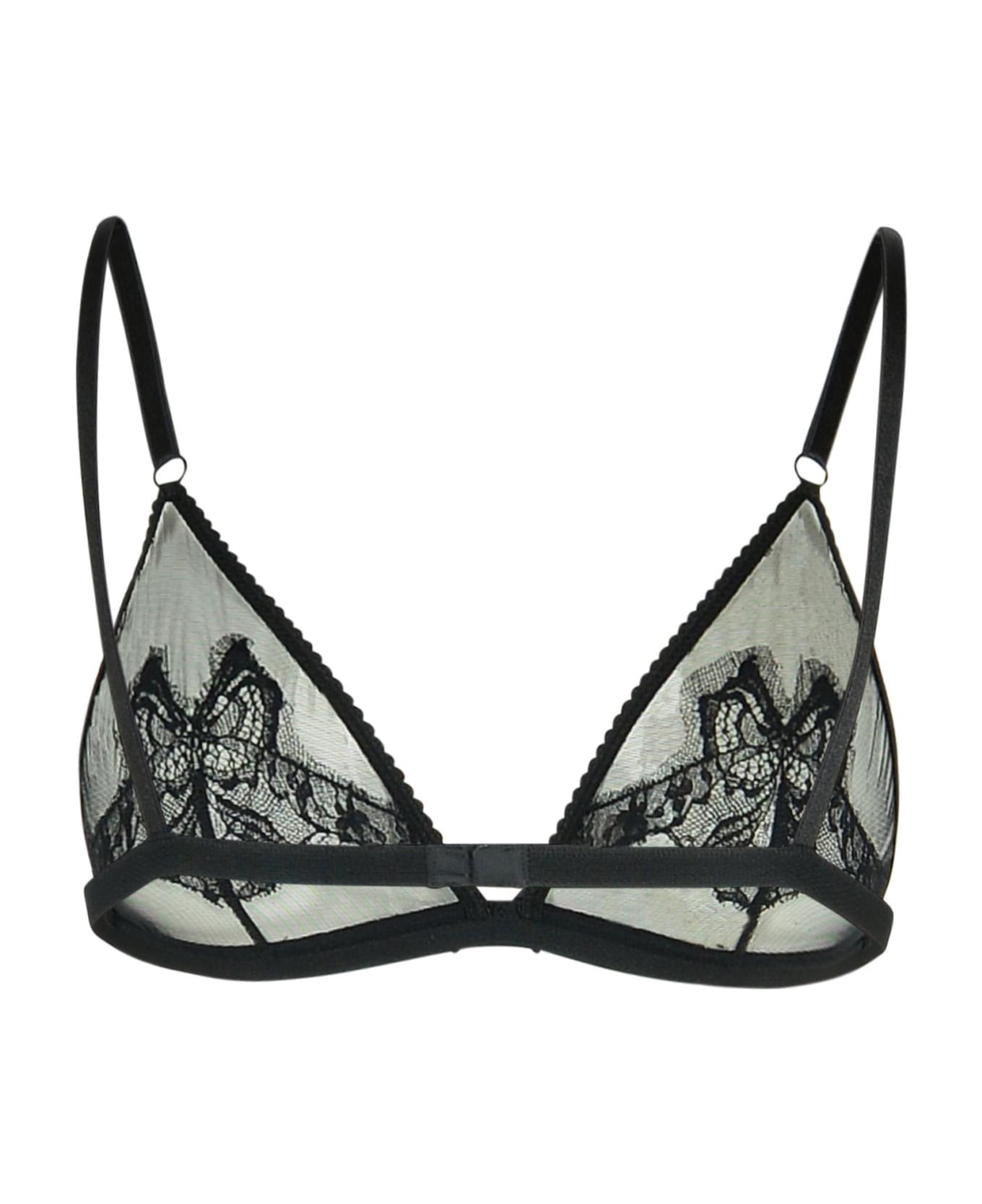 Dolce 
Gabbana Black Polyamide Blend Bra - Black