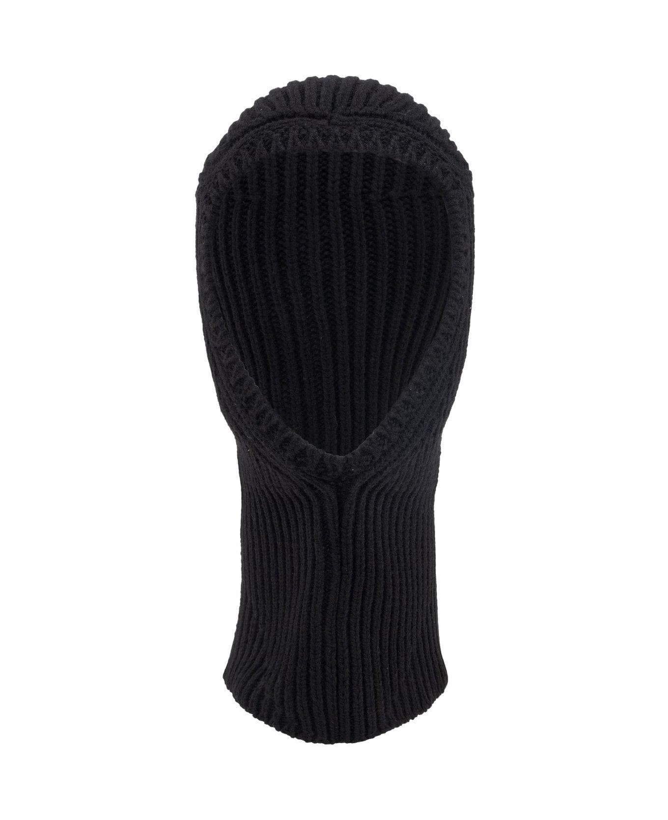 Rick Owens Ribbed Pull-on Balaclava - Black