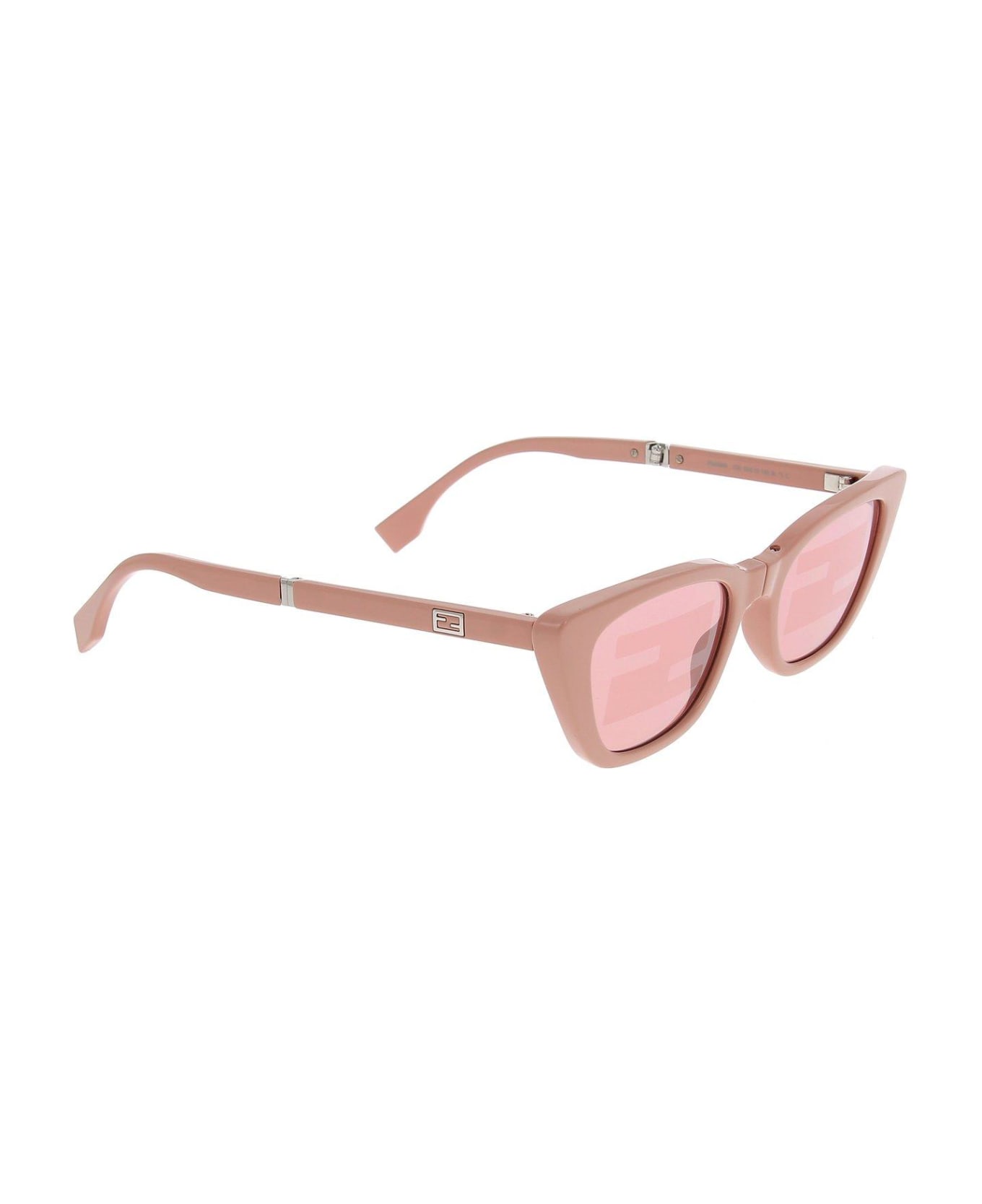 Fendi Eyewear Cat-eye Frame Sunglasses - Rosa/Rosa